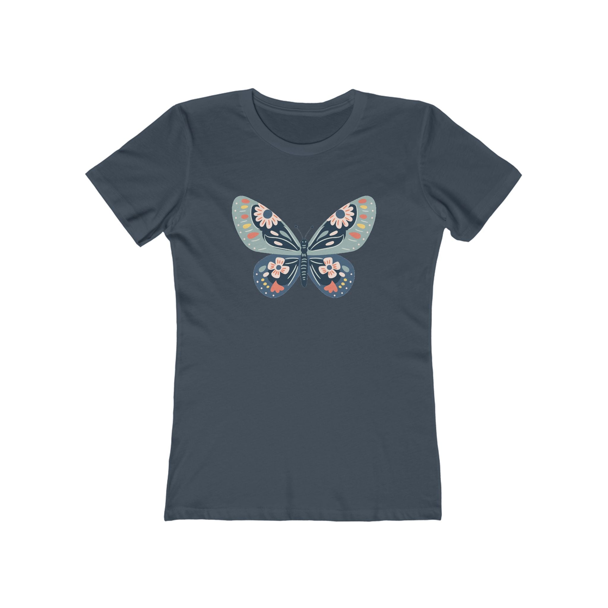 Butterfly Women's Tshirt, Butterfly Graphic Tee, Women's Butterfly Shirt, Butterfly Print Shirt, Boho Butterfly Tee