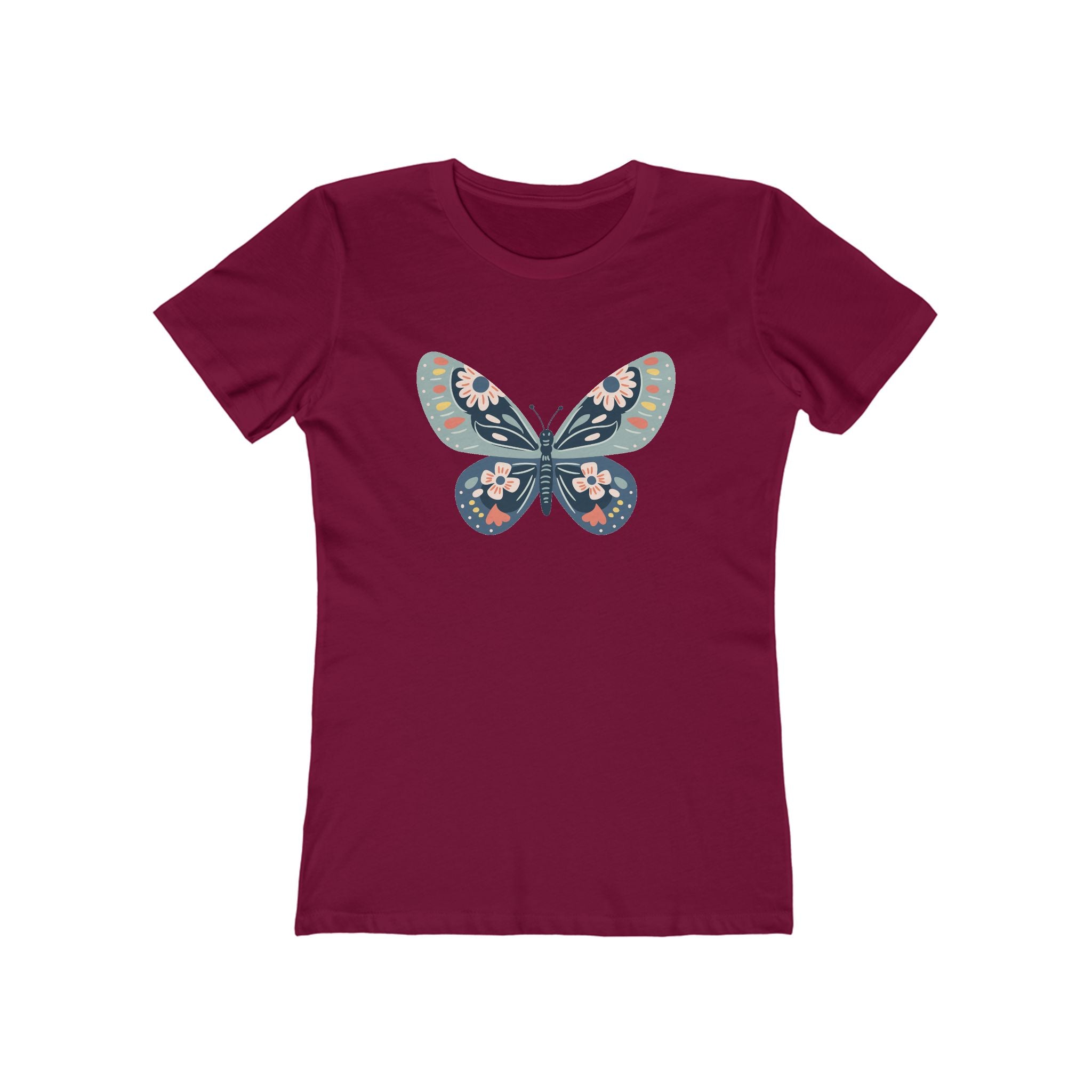 Butterfly Women's Tshirt, Butterfly Graphic Tee, Women's Butterfly Shirt, Butterfly Print Shirt, Boho Butterfly Tee