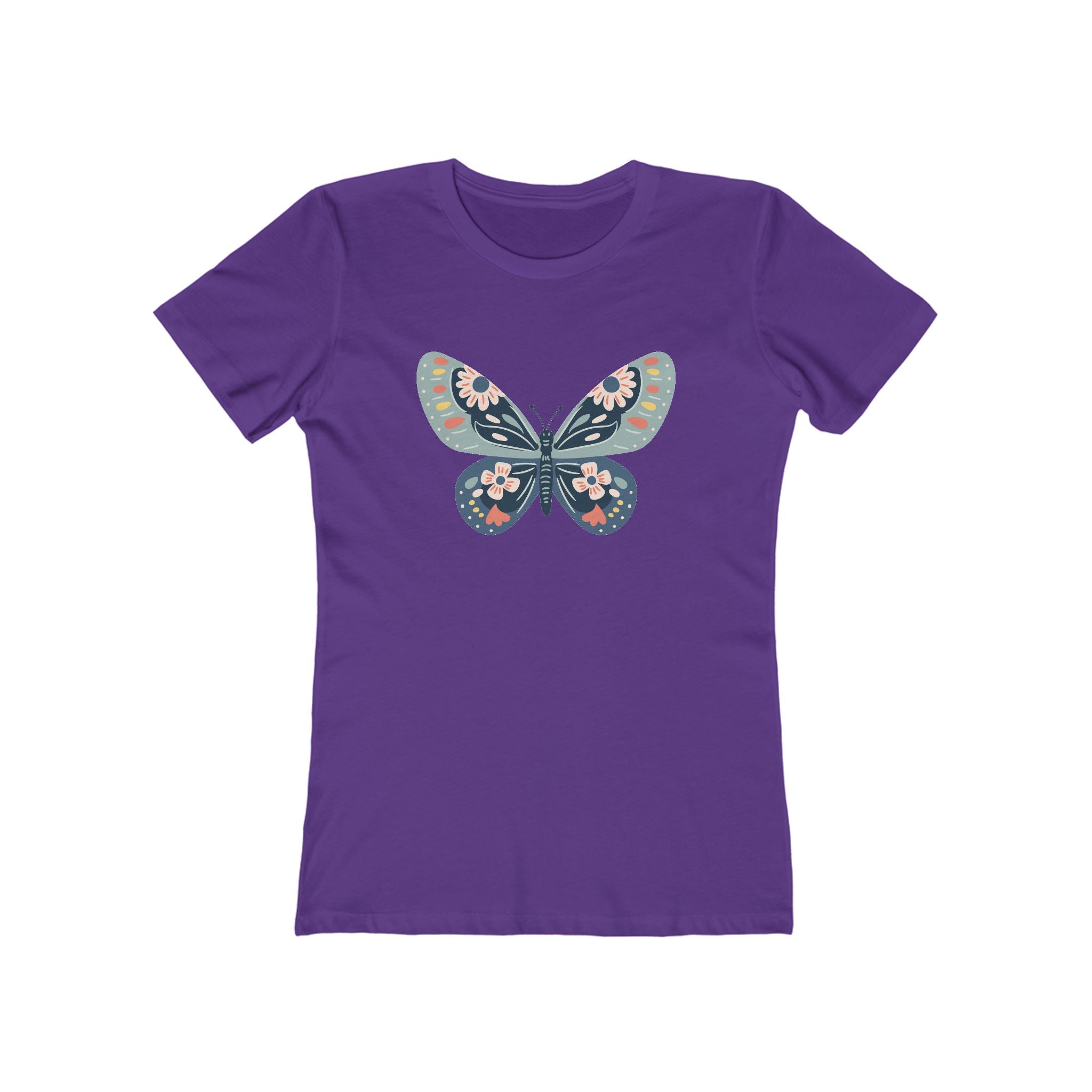 Butterfly Women's Tshirt, Butterfly Graphic Tee, Women's Butterfly Shirt, Butterfly Print Shirt, Boho Butterfly Tee