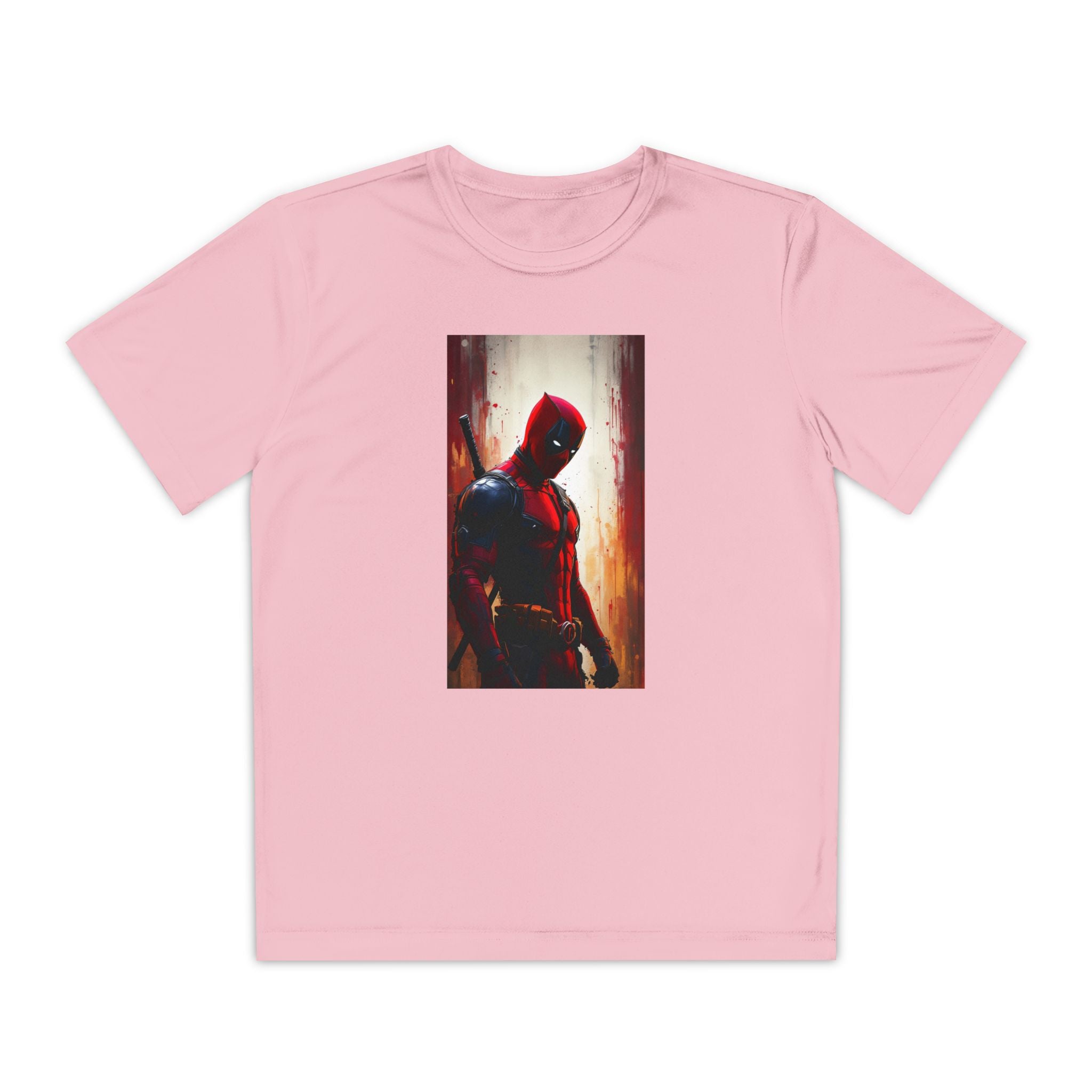 Deadpool Superhero Marvel Patriotic, Kids Graphic T-Shirt, Boys Hero Top, Girls Comic Book Clothing, Birthday