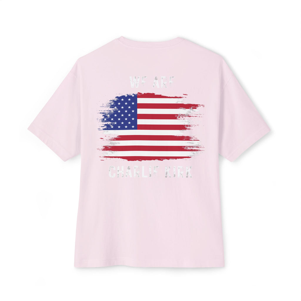 Charlie Kirk Unisex Oversized Boxy Tee