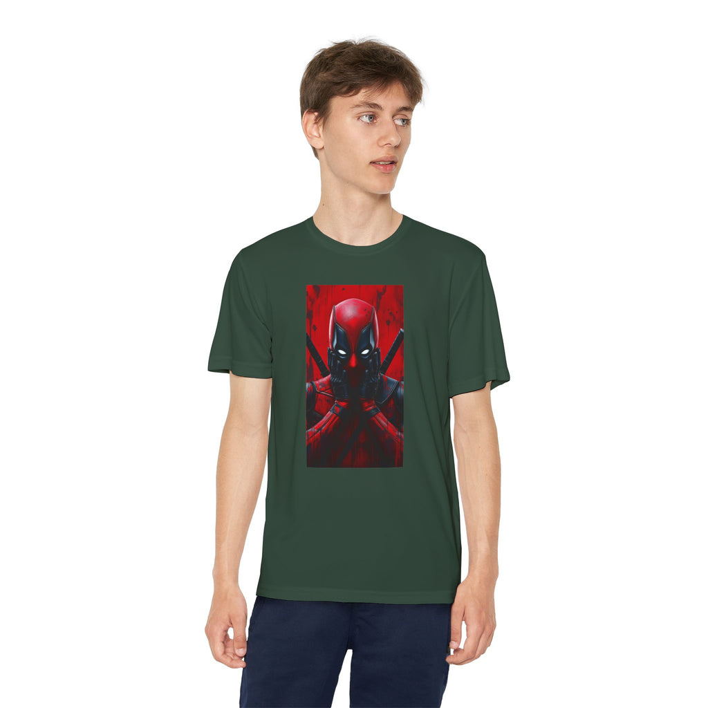 Deadpool Superhero Marvel Patriotic, Kids Graphic T-Shirt, Boys Hero Top, Girls Comic Book Clothing, Birthday