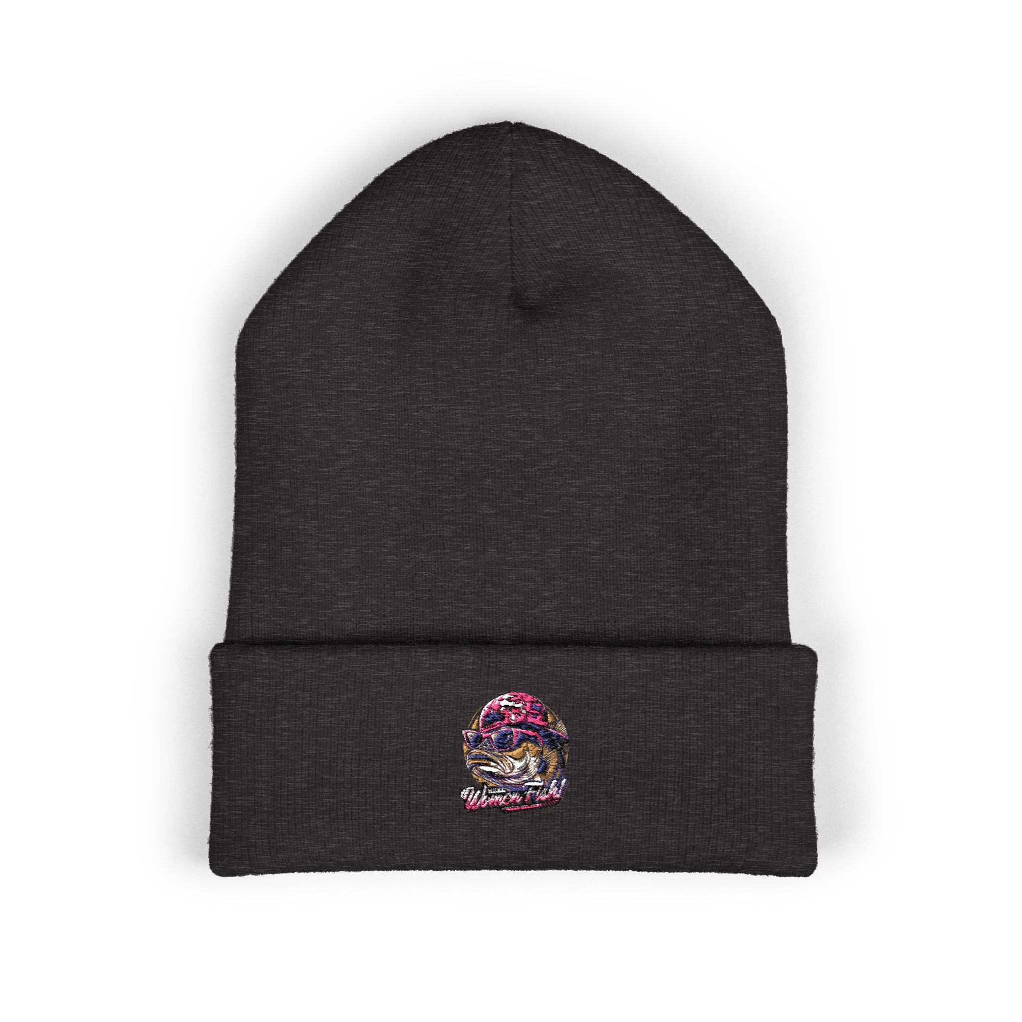 Embroidered Fishing Beanie, Fisherman Gift, Outdoor Apparel, Fishing Gear, Angler Hat, Fishing Lure Beanie