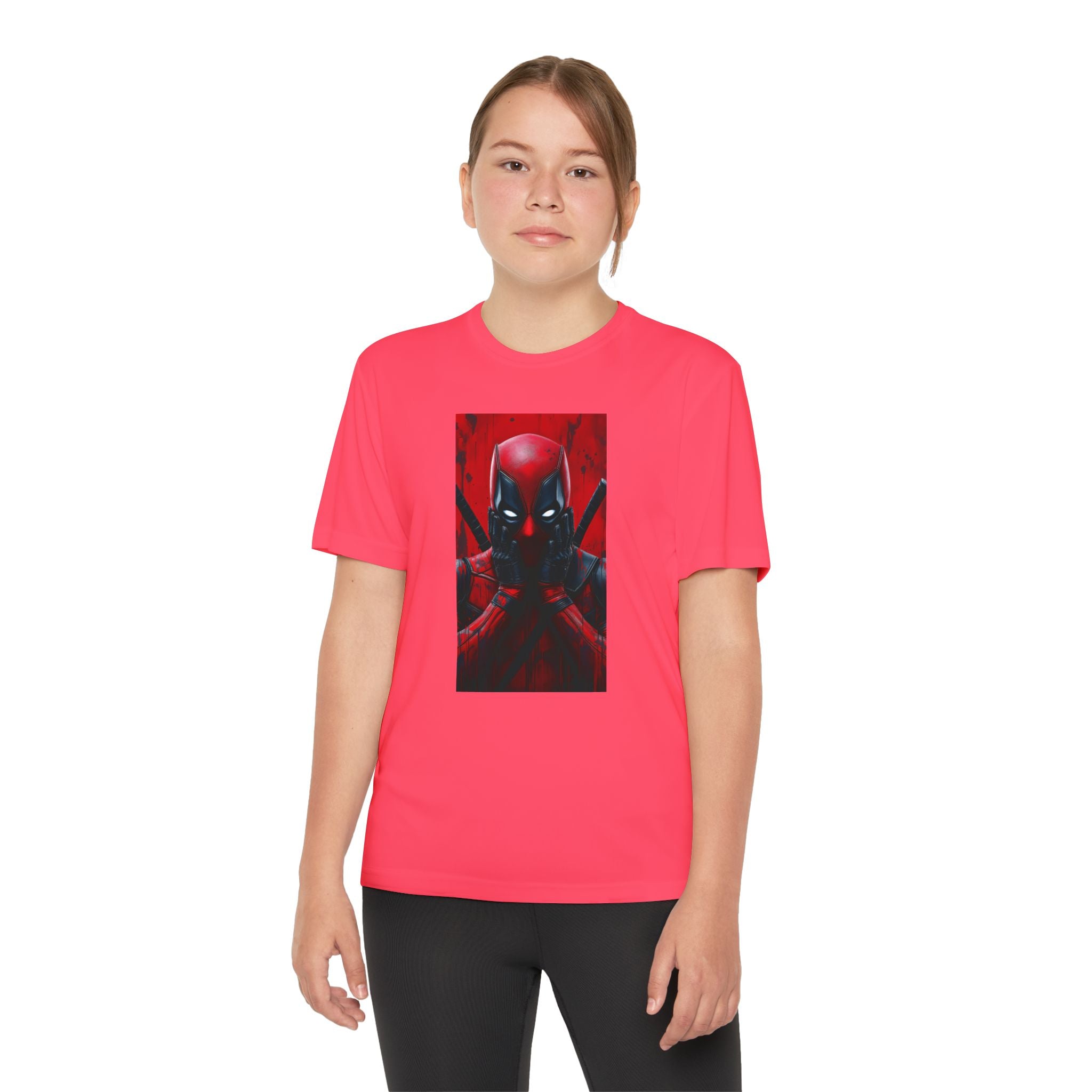 Deadpool Superhero Marvel Patriotic, Kids Graphic T-Shirt, Boys Hero Top, Girls Comic Book Clothing, Birthday