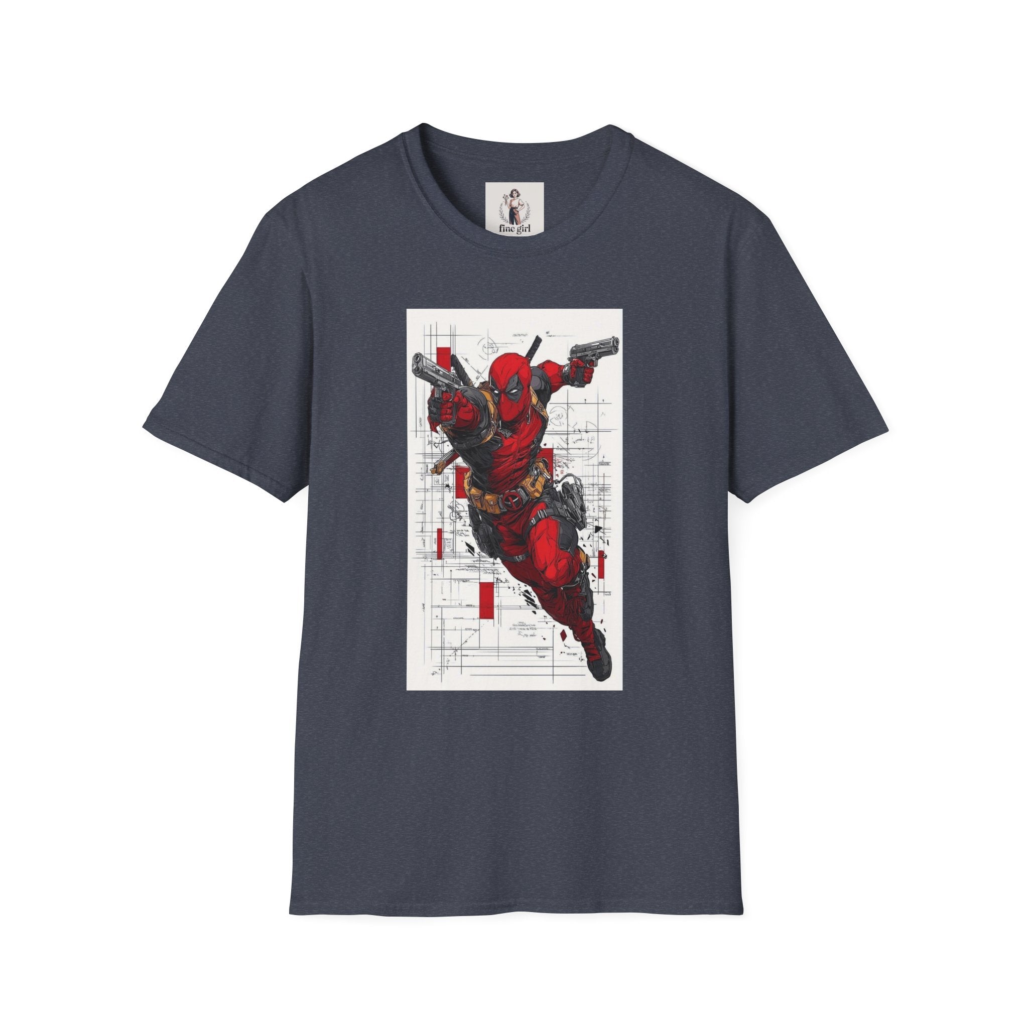 Deadpool Hero Unisex Softstyle T-Shirt