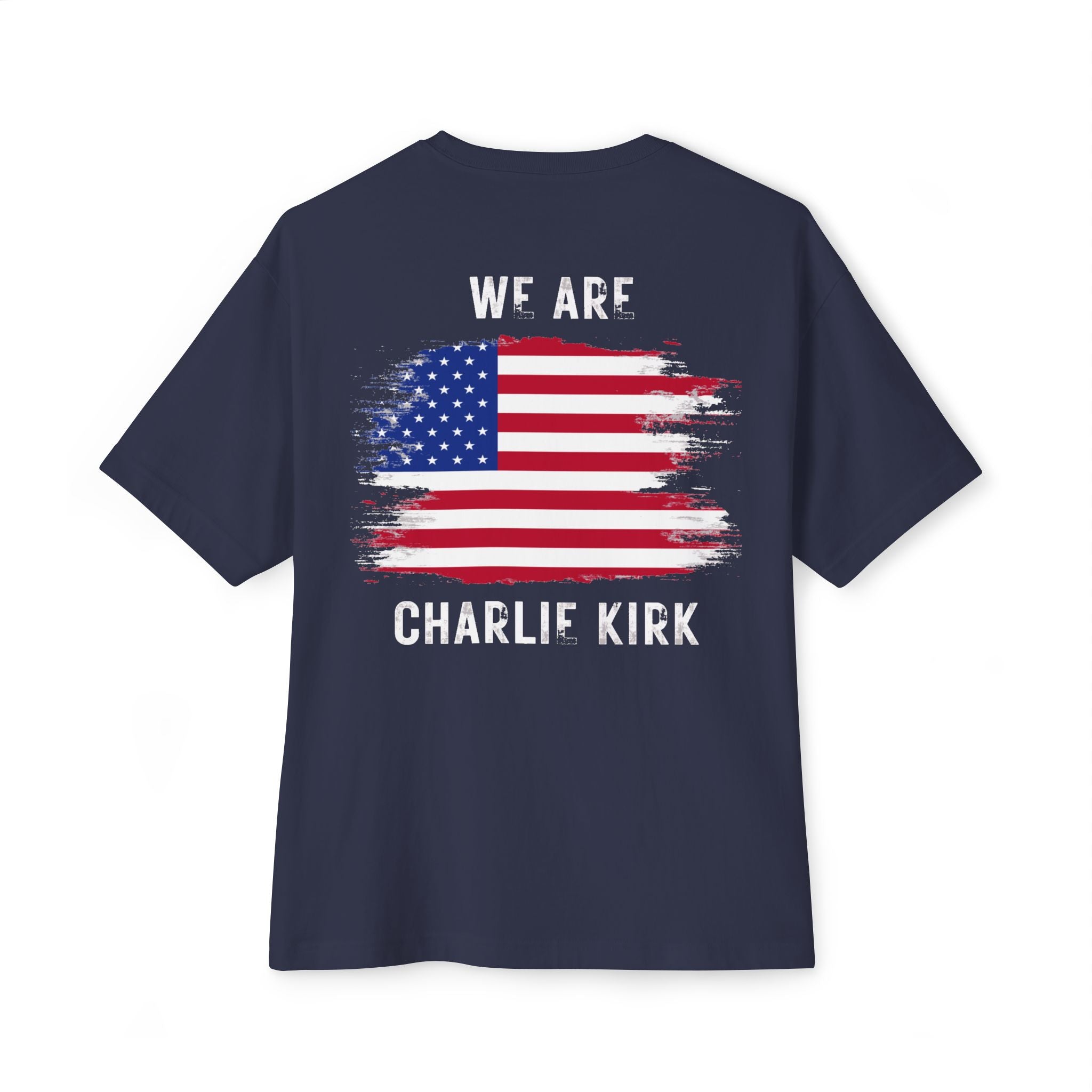 Charlie Kirk Unisex Oversized Boxy Tee