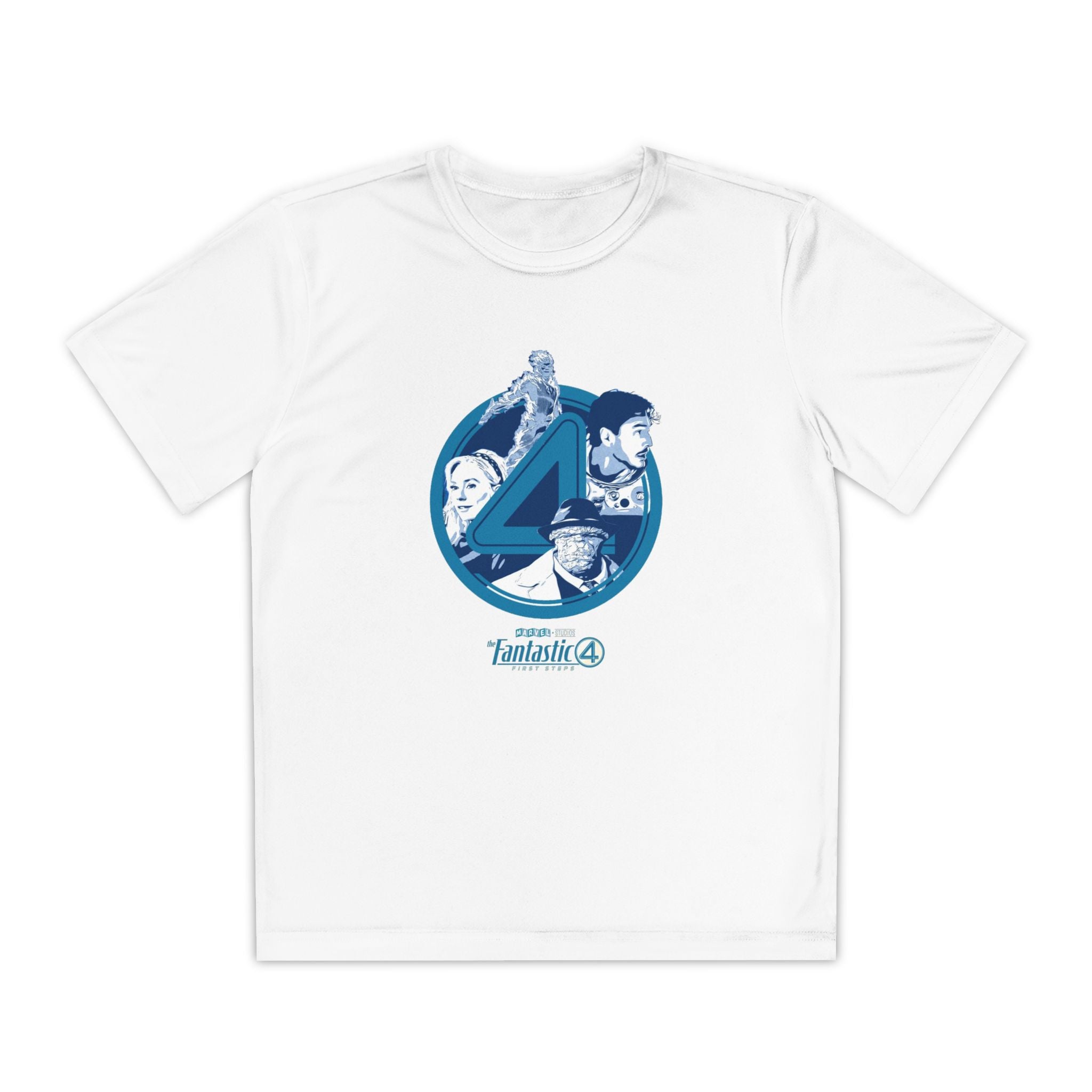Fantastic 4 Youth T-Shirt Sports Graphic Tee, Cool Athletic Shirt for Kids, Perfect for Sports Events, Team Spirit