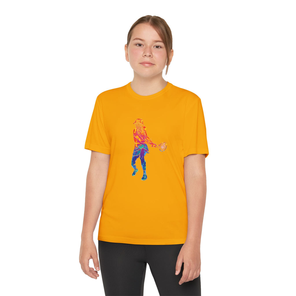 Tennis Youth Sports Graphic Tee, Cool Athletic Shirt for Kids, Perfect for Sports Events, Team Spirit, Birthday Gift, Summer Activities