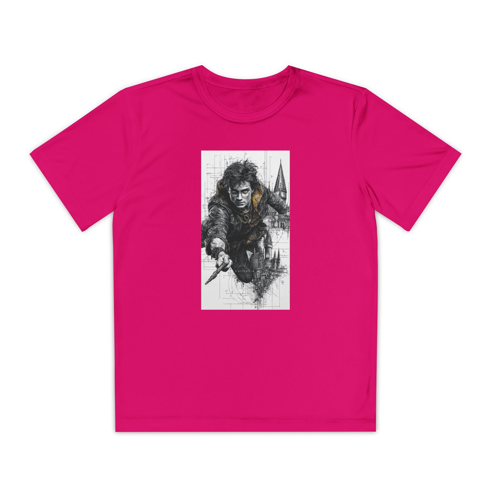 Youth Competitor Tee - Harry Potter, Wizard School Shirt, Magical Kids Top, Hogwarts Fan Gift, Sorcerer's Stone T-Shirt