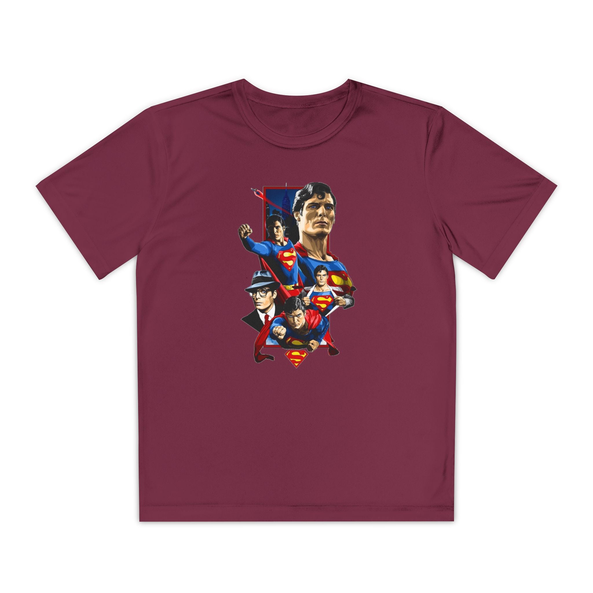 Superman Youth T-Shirt Sports Graphic Tee, Cool Athletic Shirt for Kids, Perfect for Sports Events, Team Spirit