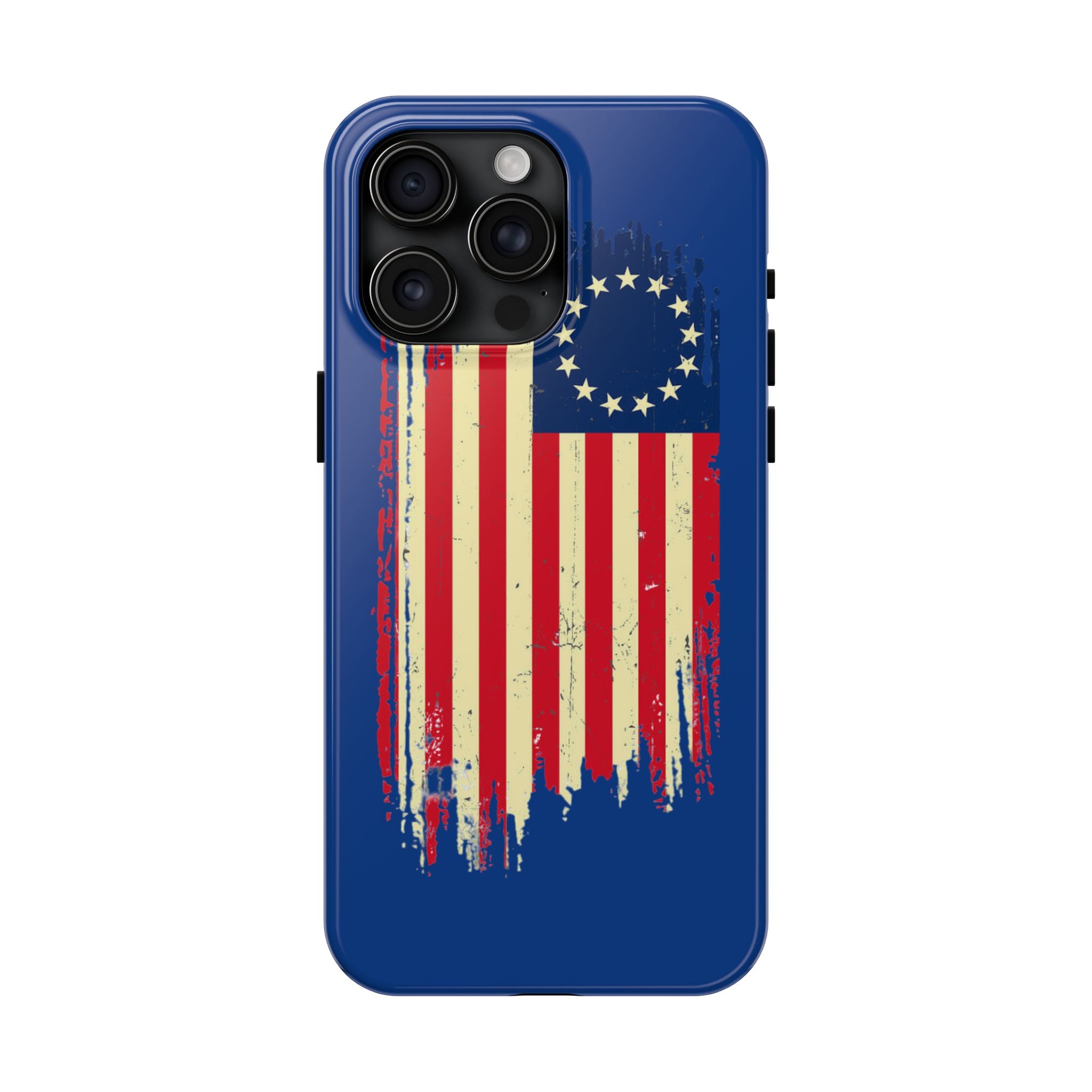 Patriotic Phone Cases with Vintage Flag Design, Tough Case for Independence Day, Memorial Day, 4th of July, Gift for Veterans, USA Pride