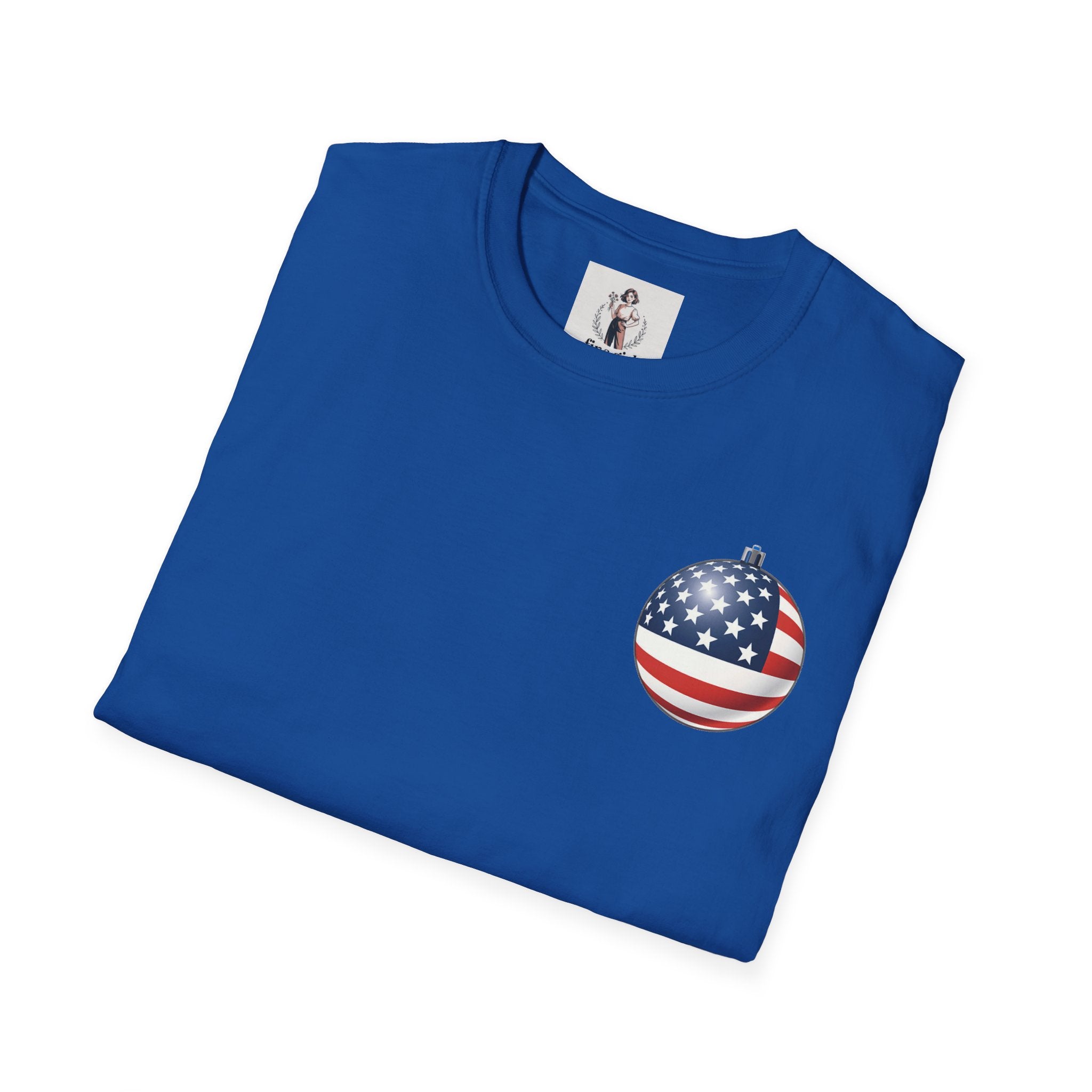 Santa Claus On A Tank Christmas ~ Unisex Softstyle T-Shirt
