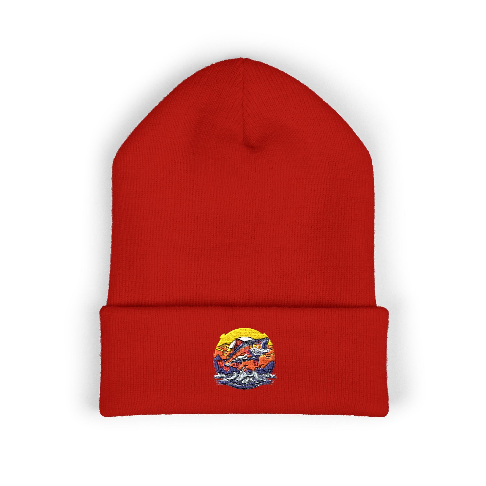 Embroidered Fishing Beanie, Fisherman Gift, Outdoor Apparel, Fishing Gear, Angler Hat, Fishing Lure Beanie
