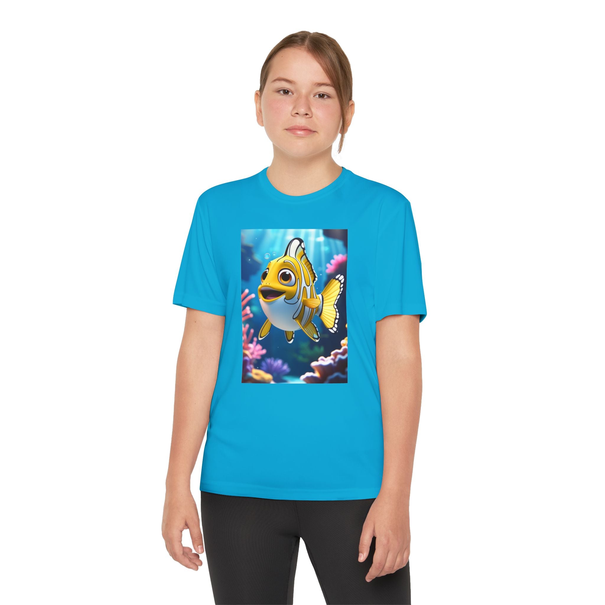 Nemo Fish Ocean Youth T-Shirt - Underwater Kids Tee, Finding Nemo Shirt, Beach Vacation Clothing, Ocean Lover Gift, Fish Theme Top
