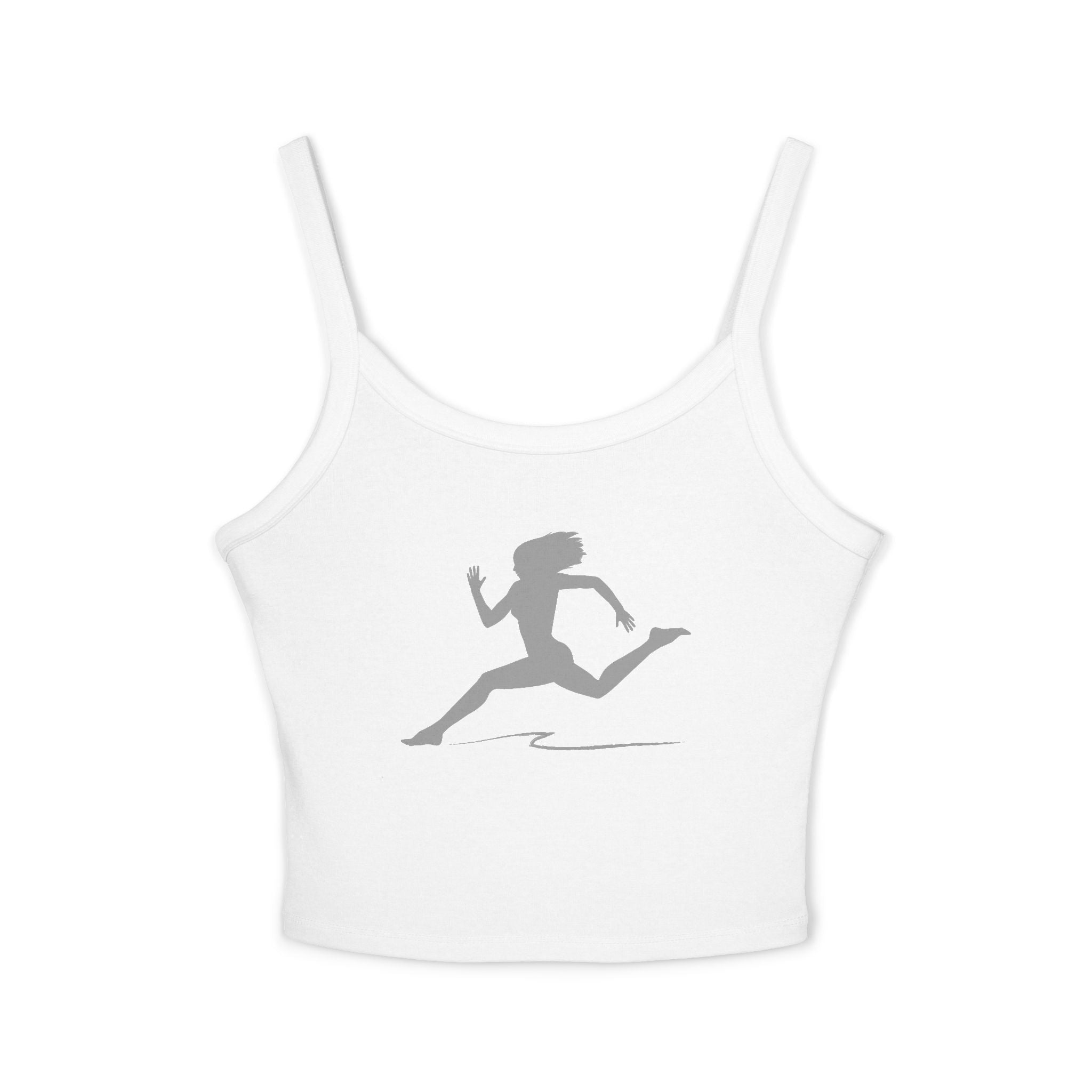 Running Woman Tank Top, Athletic Workout Top, Fitness Sleeveless Shirt, Jogging Muscle Tee, Exercise Gym Cami