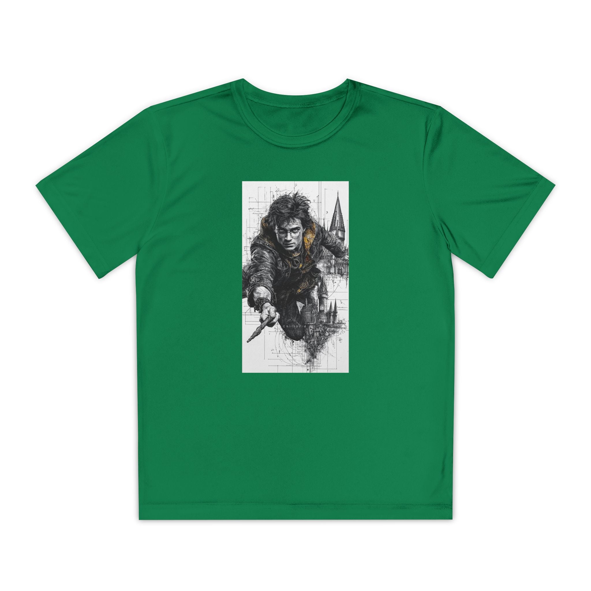 Youth Competitor Tee - Harry Potter, Wizard School Shirt, Magical Kids Top, Hogwarts Fan Gift, Sorcerer's Stone T-Shirt