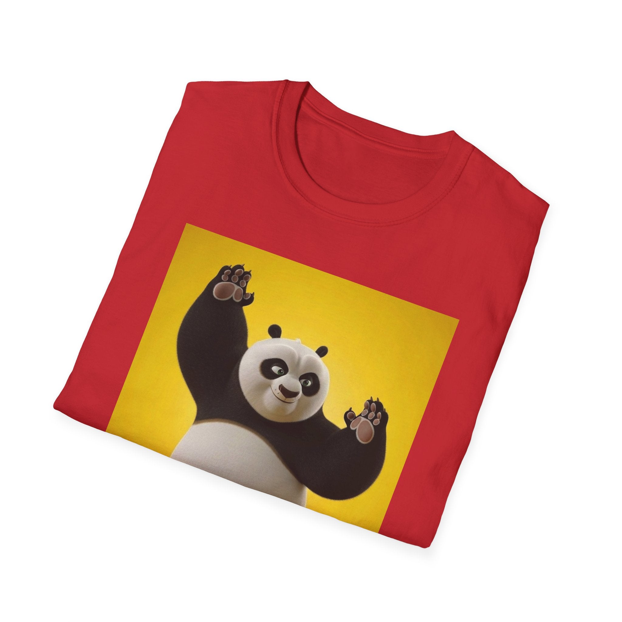 Kung Fu Panda Unisex Softstyle T-Shirt, DreamWorks Animation Youth Competitor Tee, Graphic Tee, Movie Fan Gift, Cult Classic Shirt, Comfy