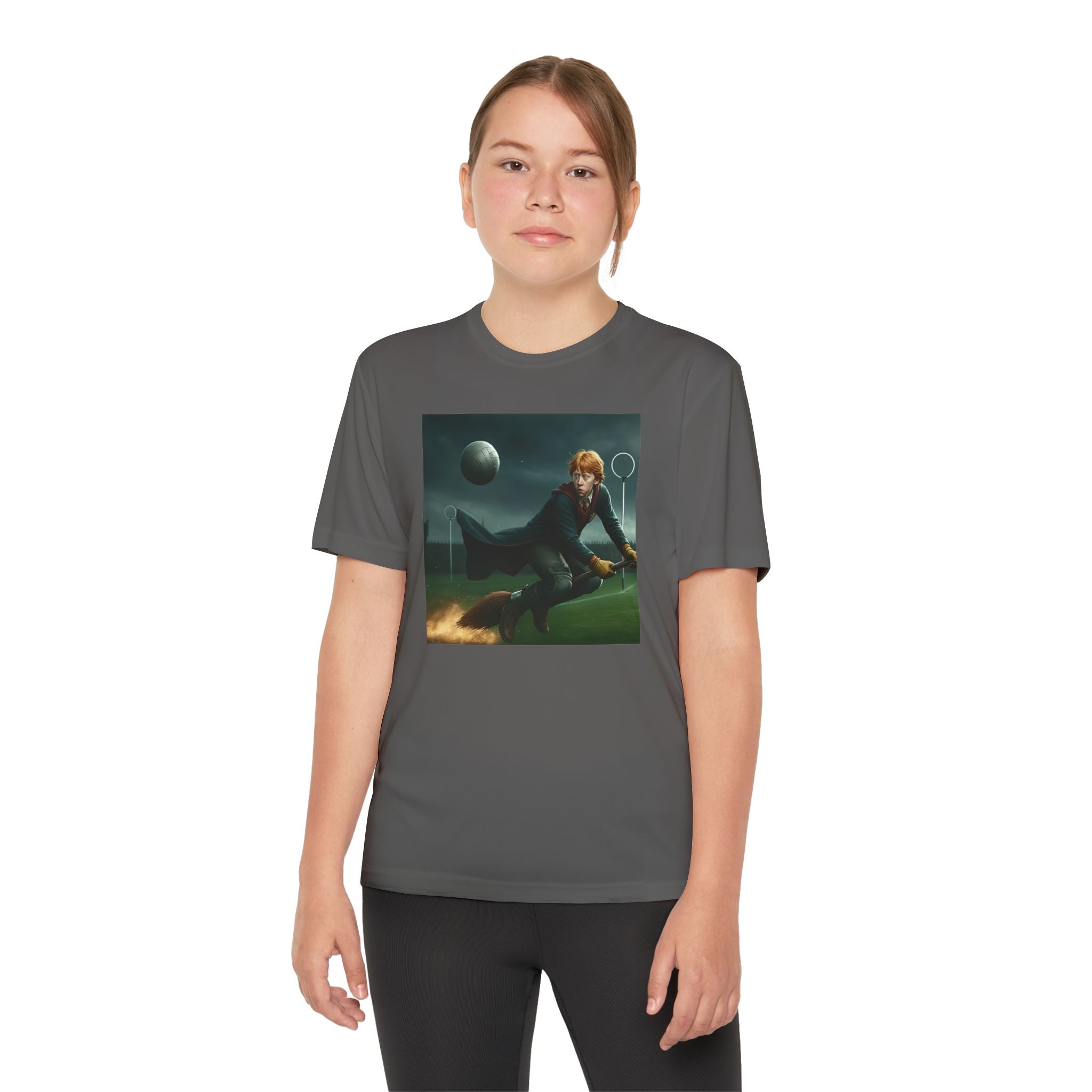 Youth Competitor Tee - Harry Potter, Wizard School Shirt, Magical Kids Top, Hogwarts Fan Gift, Sorcerer's Stone T-Shirt