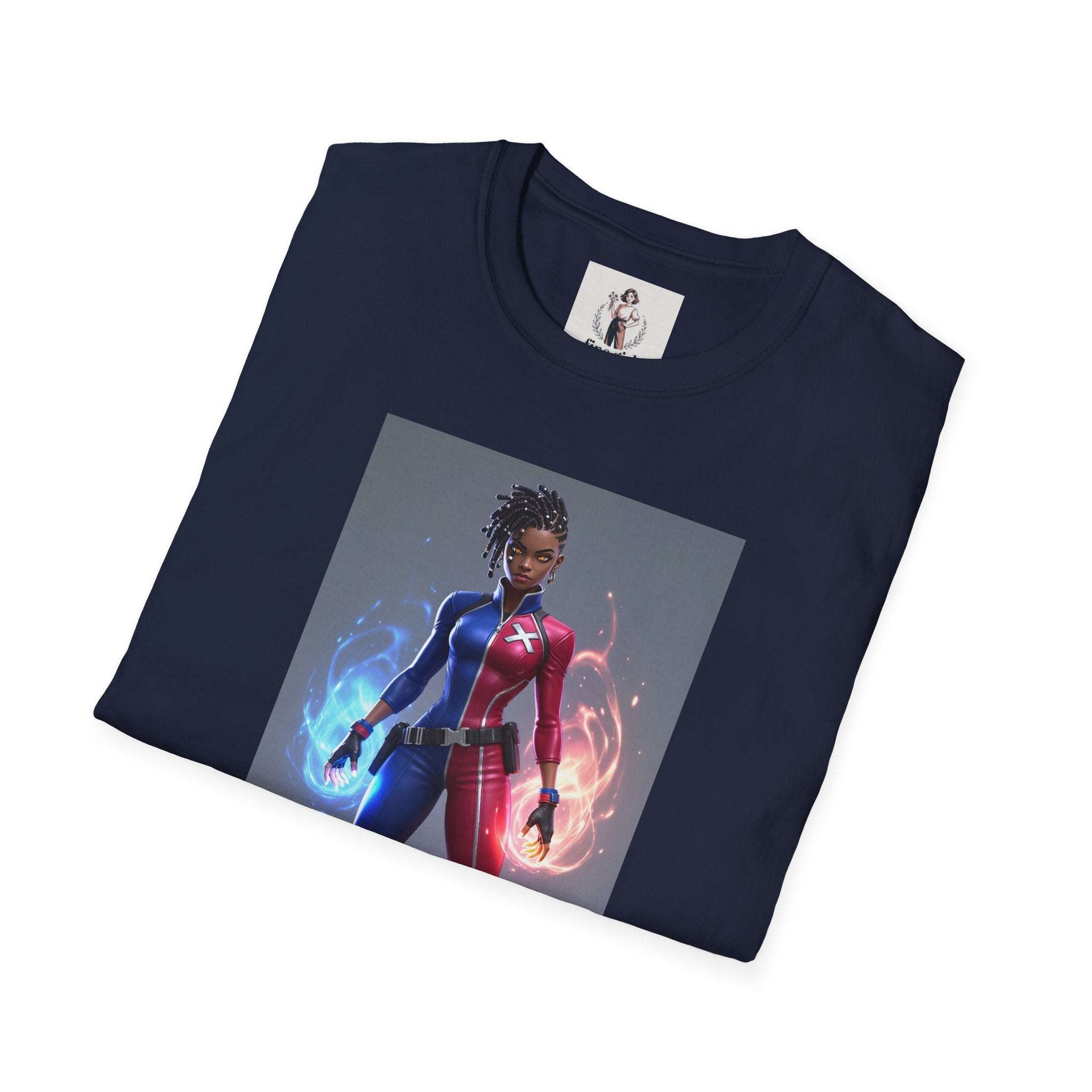 Mercedes Knight Superhero Marvel Unisex Softstyle T-Shirt, Comic Book Tee, Graphic Novel Shirt, Geeky Clothing, Cosplay Costume Top