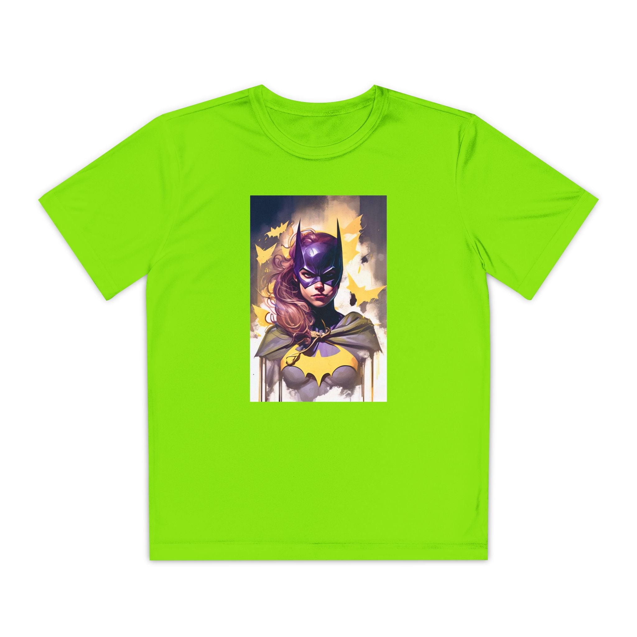Superhero Youth T-Shirt Sports Graphic Tee, Cool Athletic Shirt for Kids