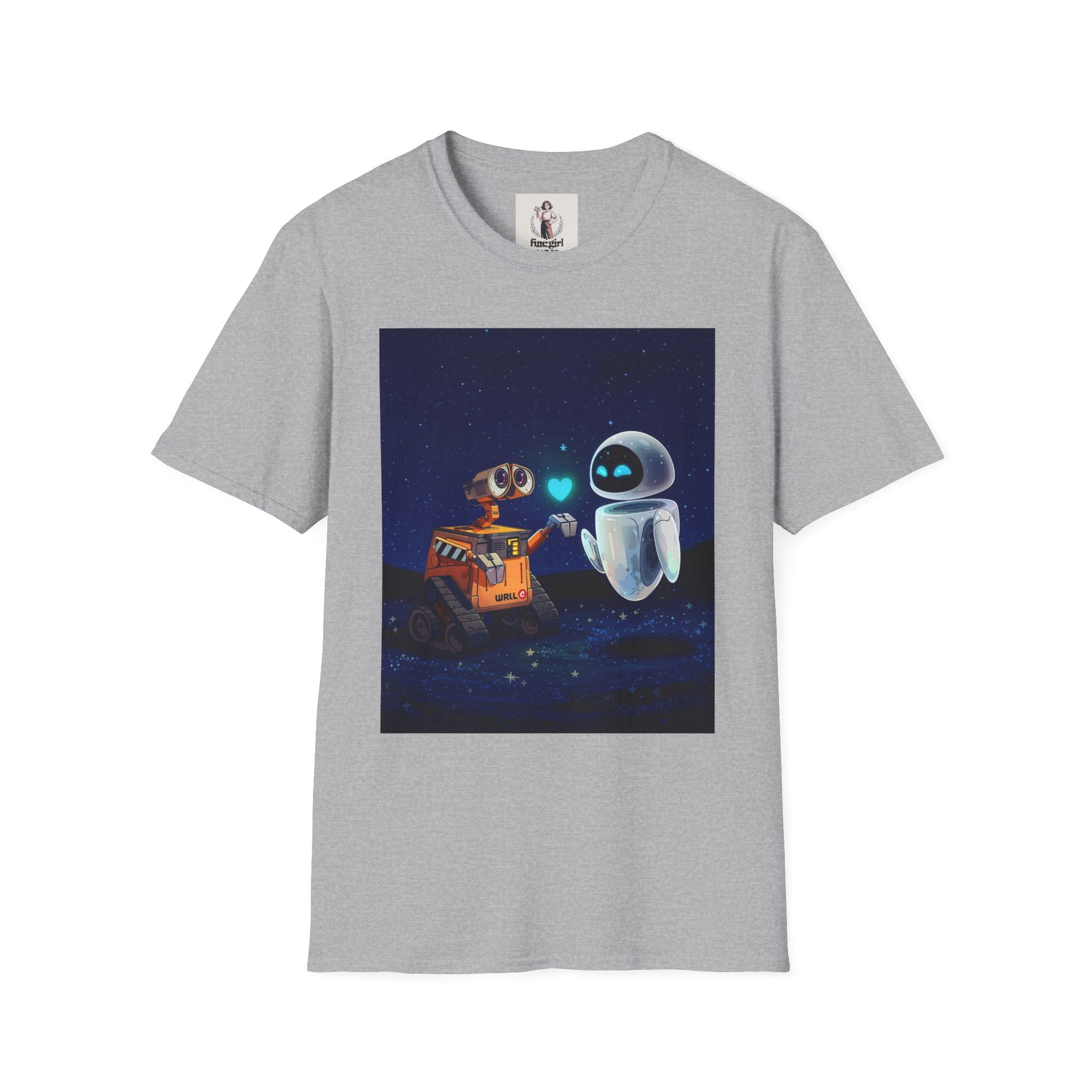 Wall-E Pixar Animation Unisex T-Shirt, Walt Disney Tee, Movie Lover Gift, Graphic Novelty Shirt, Cartoon Character Apparel