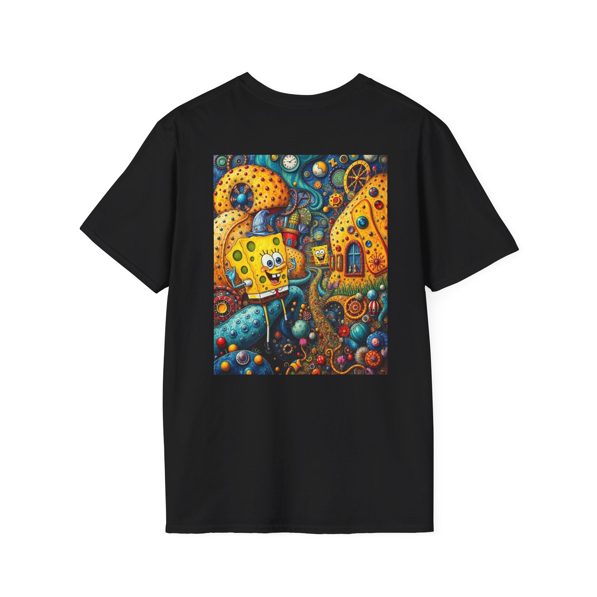 SpongeBob SquarePants Kids T-Shirt, Mr Krabs Squidward Patrick Star Youth Tee, Nickelodeon Children's TV Shirt, Unisex Softstyle