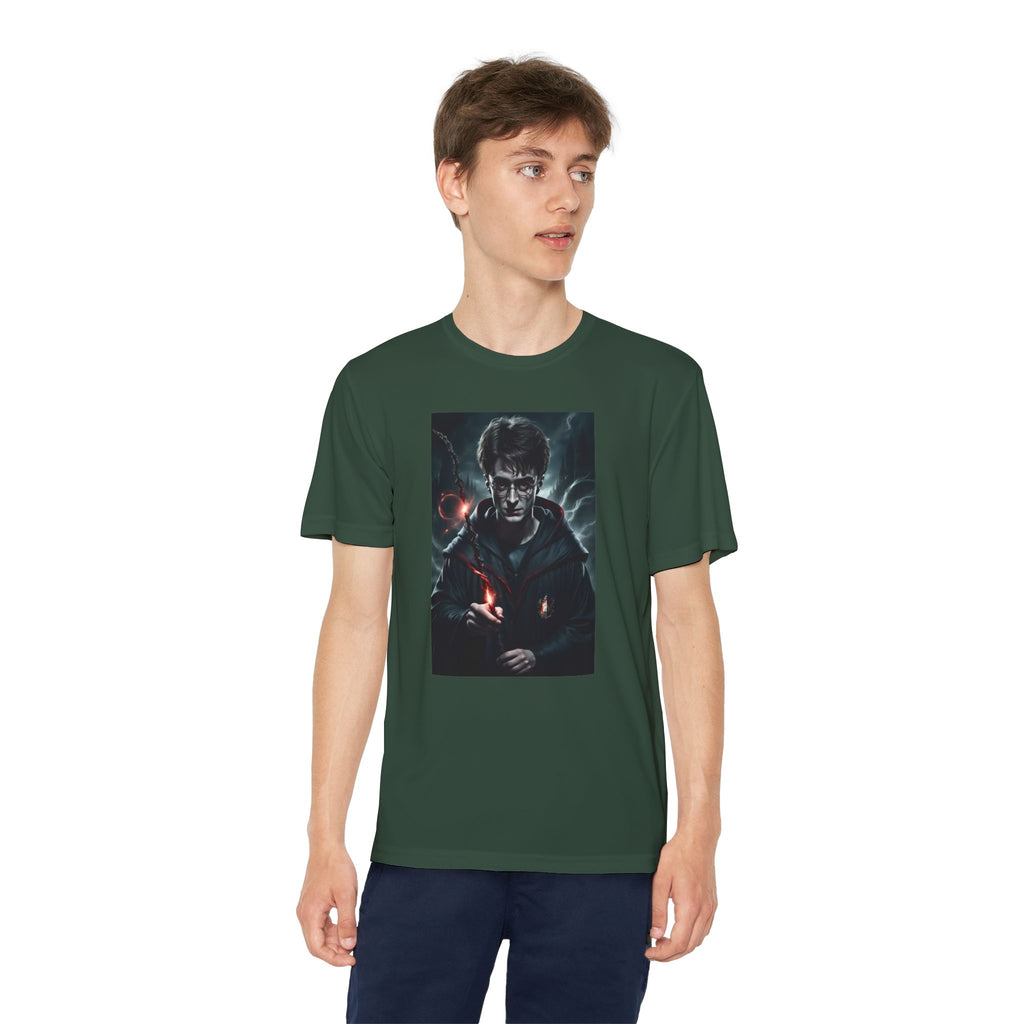 Youth Competitor Tee - Harry Potter, Wizard School Shirt, Magical Kids Top, Hogwarts Fan Gift, Sorcerer's Stone T-Shirt