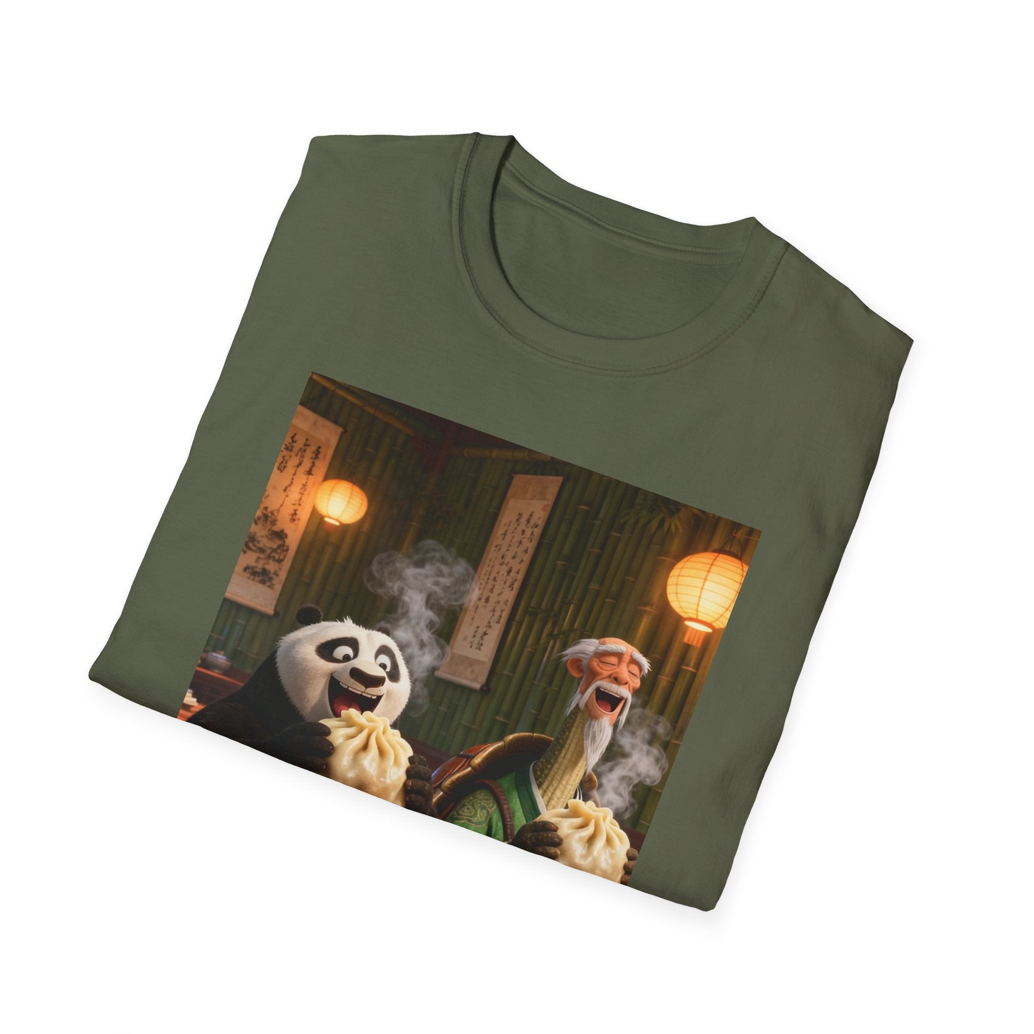 Kung Fu Panda Unisex Softstyle T-Shirt, DreamWorks Animation Youth Competitor Tee, Graphic Tee, Movie Fan Gift, Cult Classic Shirt, Comfy