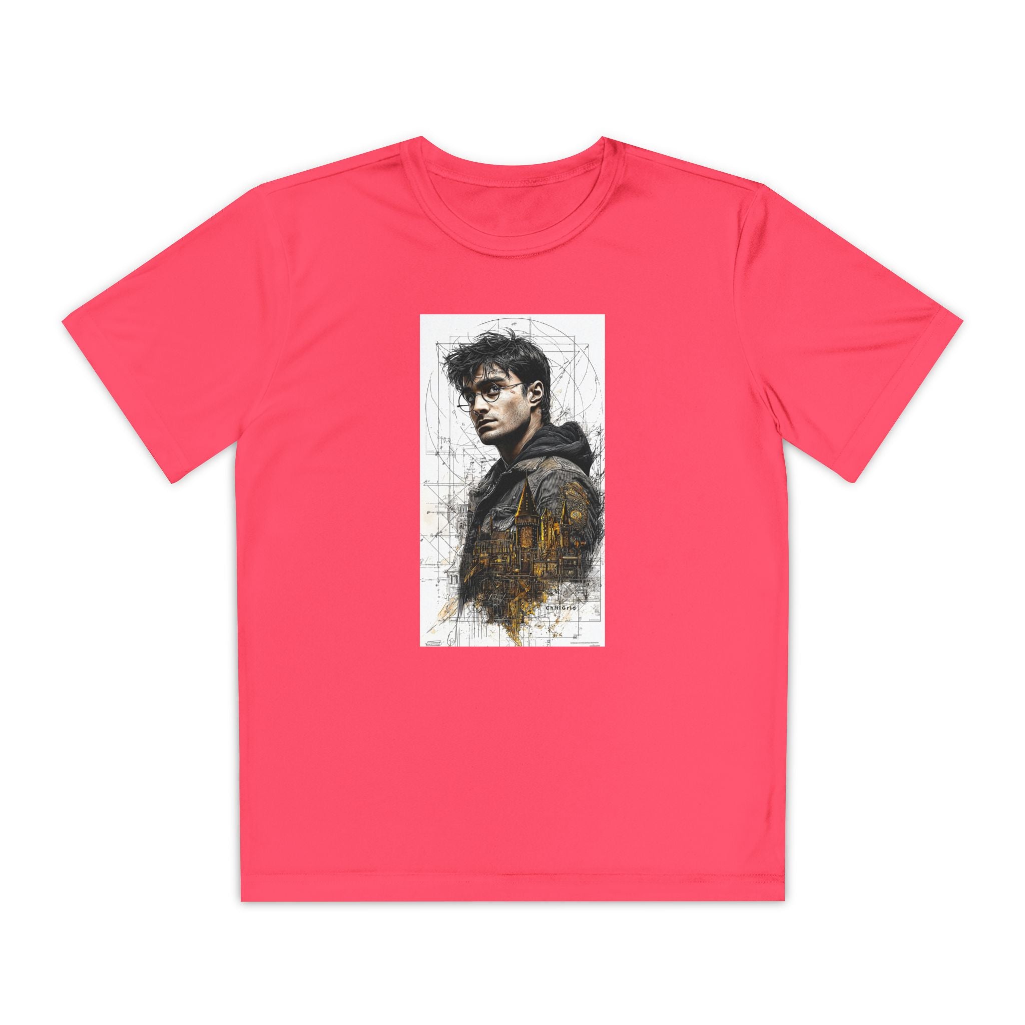 Youth Competitor Tee - Harry Potter, Wizard School Shirt, Magical Kids Top, Hogwarts Fan Gift, Sorcerer's Stone T-Shirt