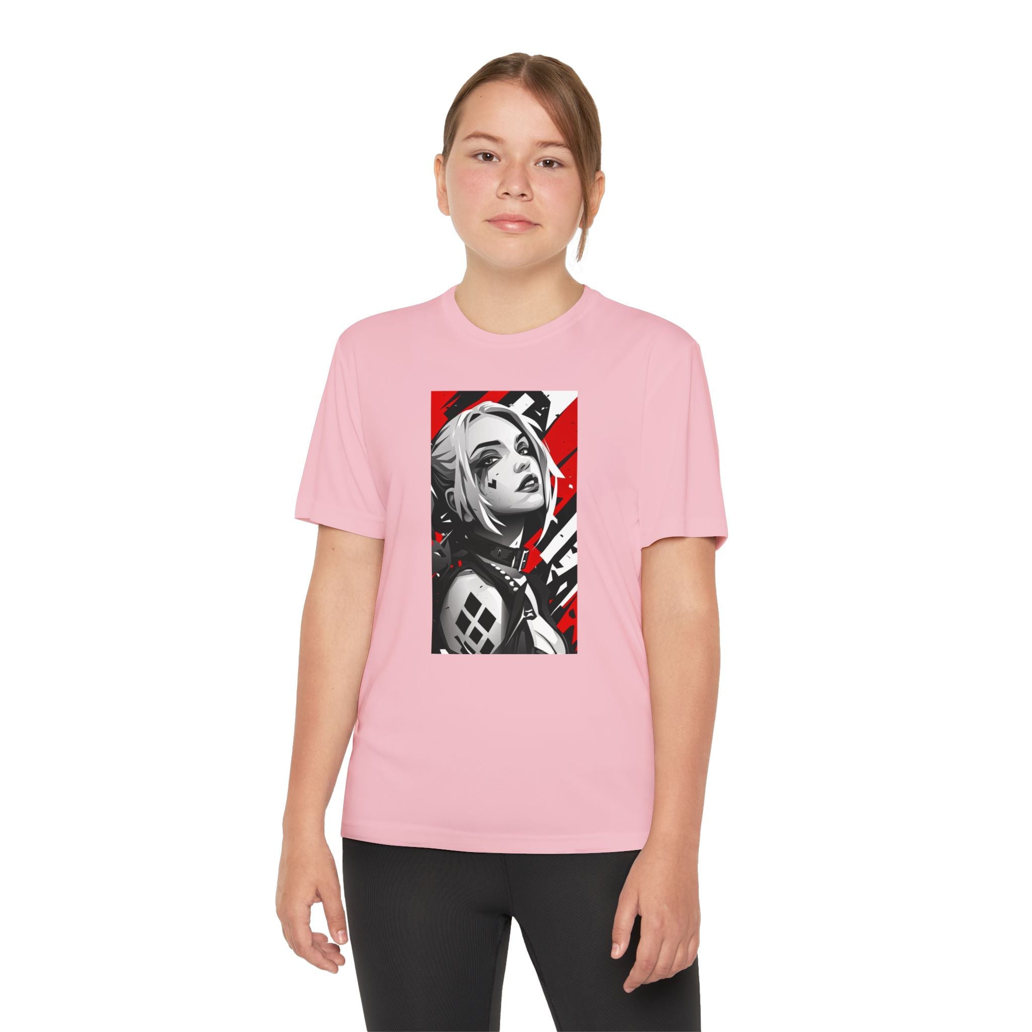 Superhero Youth T-Shirt Sports Graphic Tee, Cool Athletic Shirt for Kids