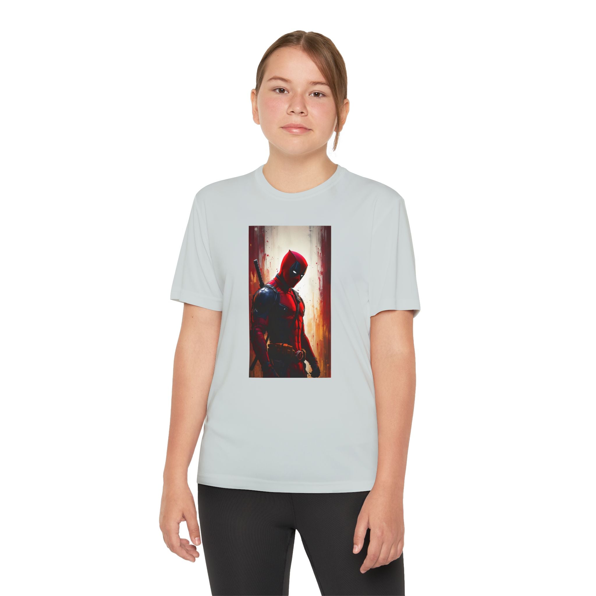 Deadpool Superhero Marvel Patriotic, Kids Graphic T-Shirt, Boys Hero Top, Girls Comic Book Clothing, Birthday
