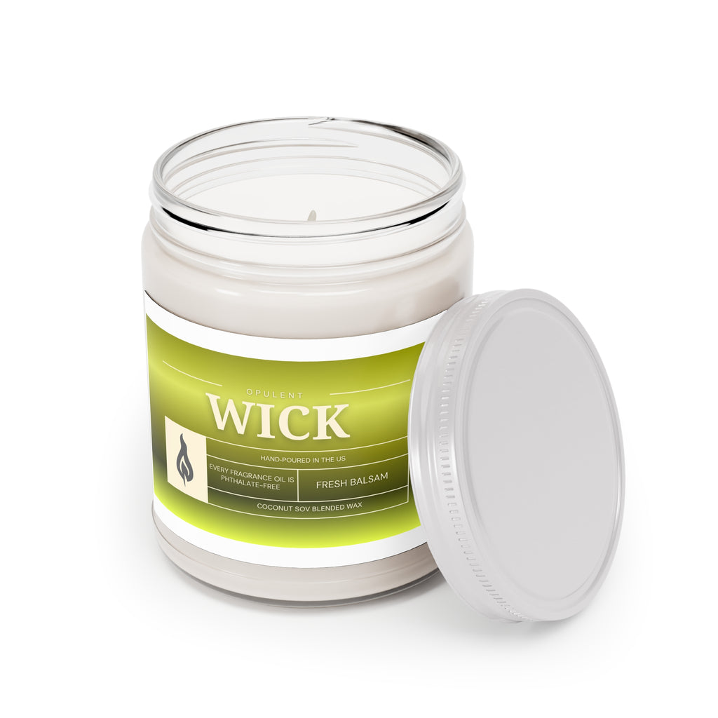 Soy Candles, OPULENT Wick, Hand-poured in the US, White Lid, 9oz, Aromatherapy, Relaxation, Home Decor, Gift, Scented Candles