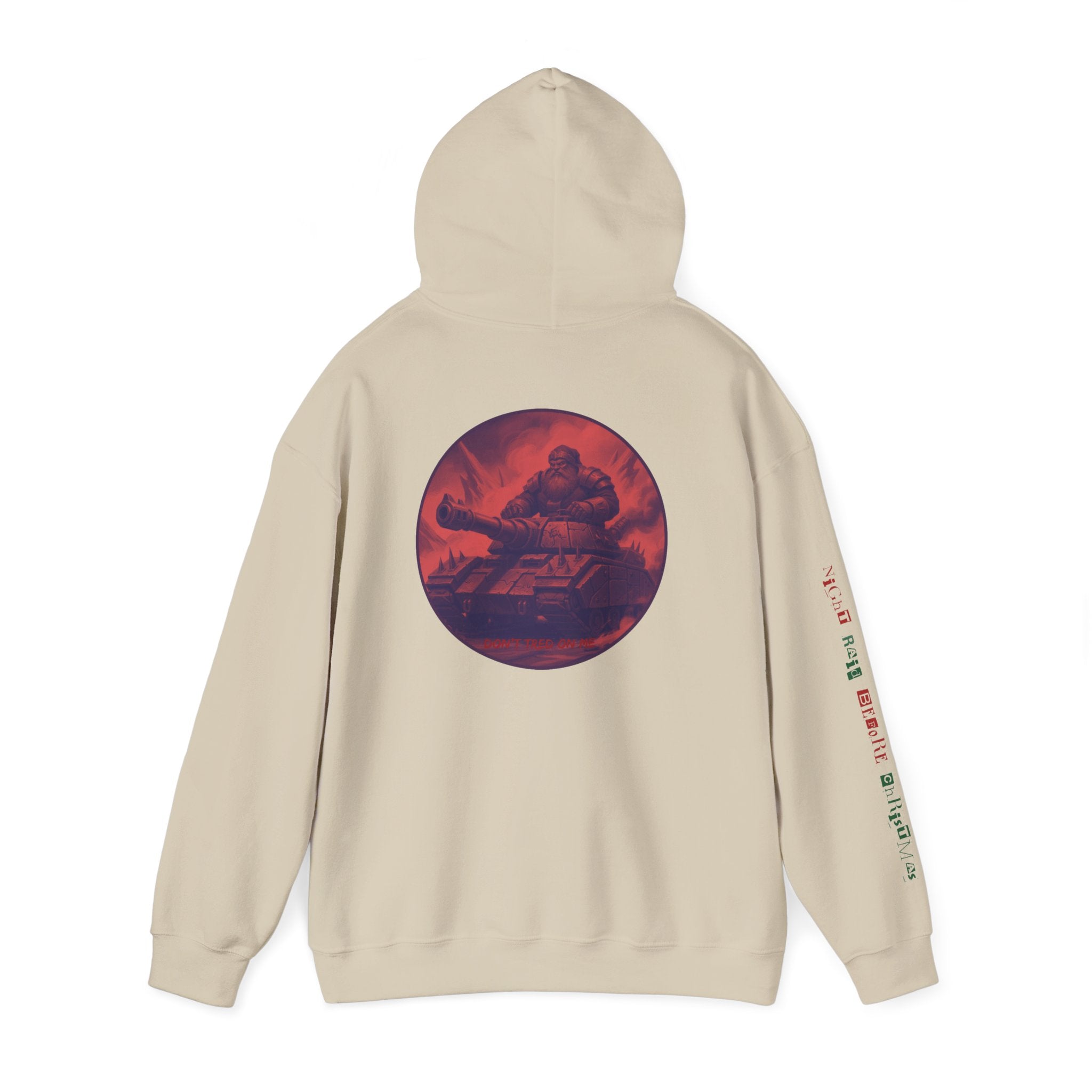 Santa Claus On A Tank Christmas Patriotic Hoodie Rebel Spirit Unisex Hoodie