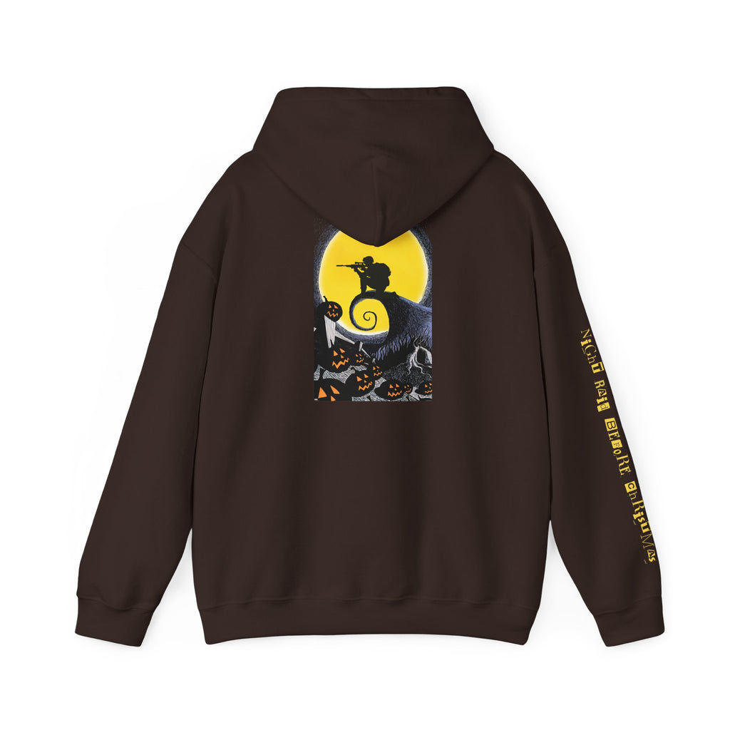 Night Raid Before Christmas Patriotic Hoodie ~ Rebel Spirit Unisex Hoodie