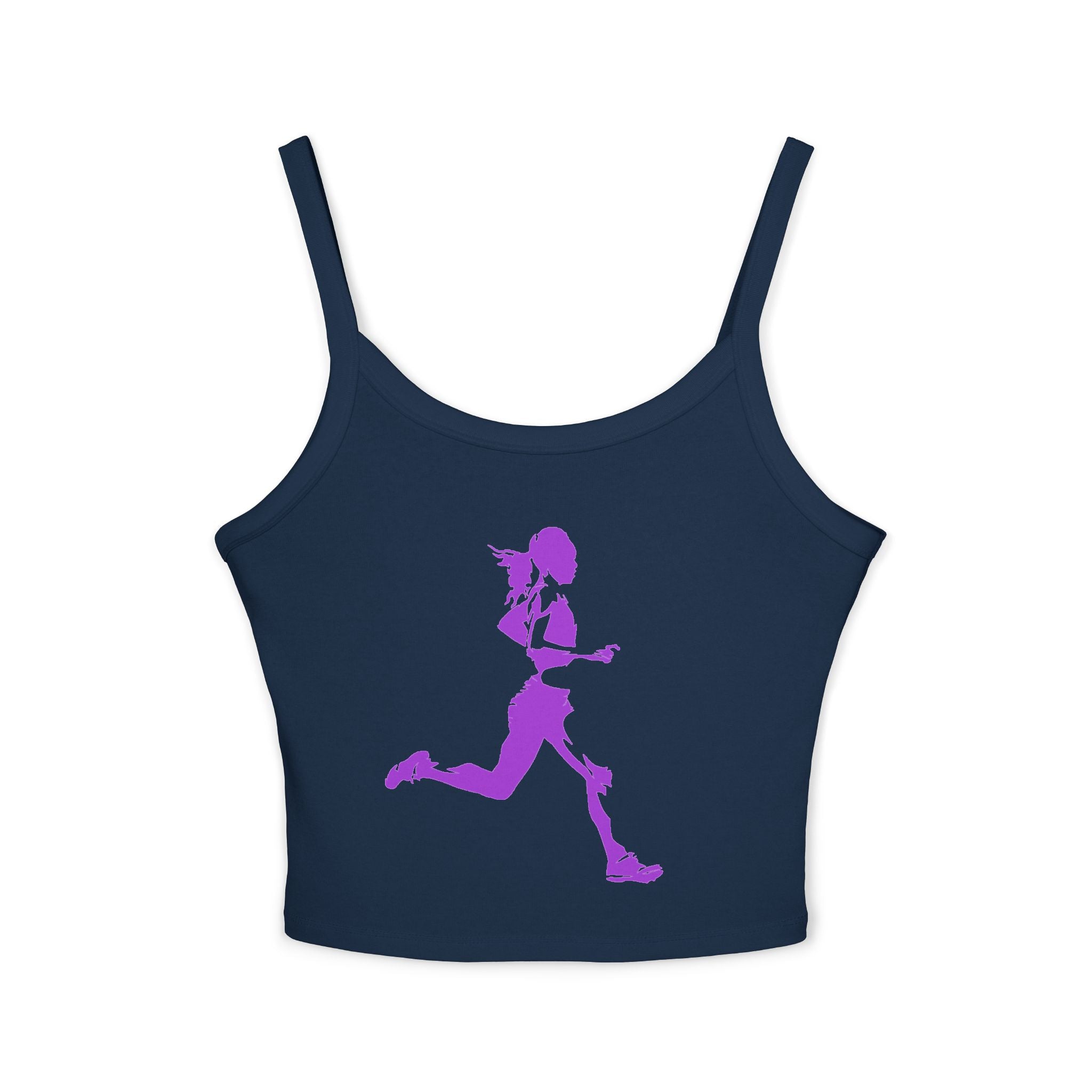 Running Woman Tank Top, Athletic Workout Top, Fitness Sleeveless Shirt, Jogging Muscle Tee, Exercise Gym Cami