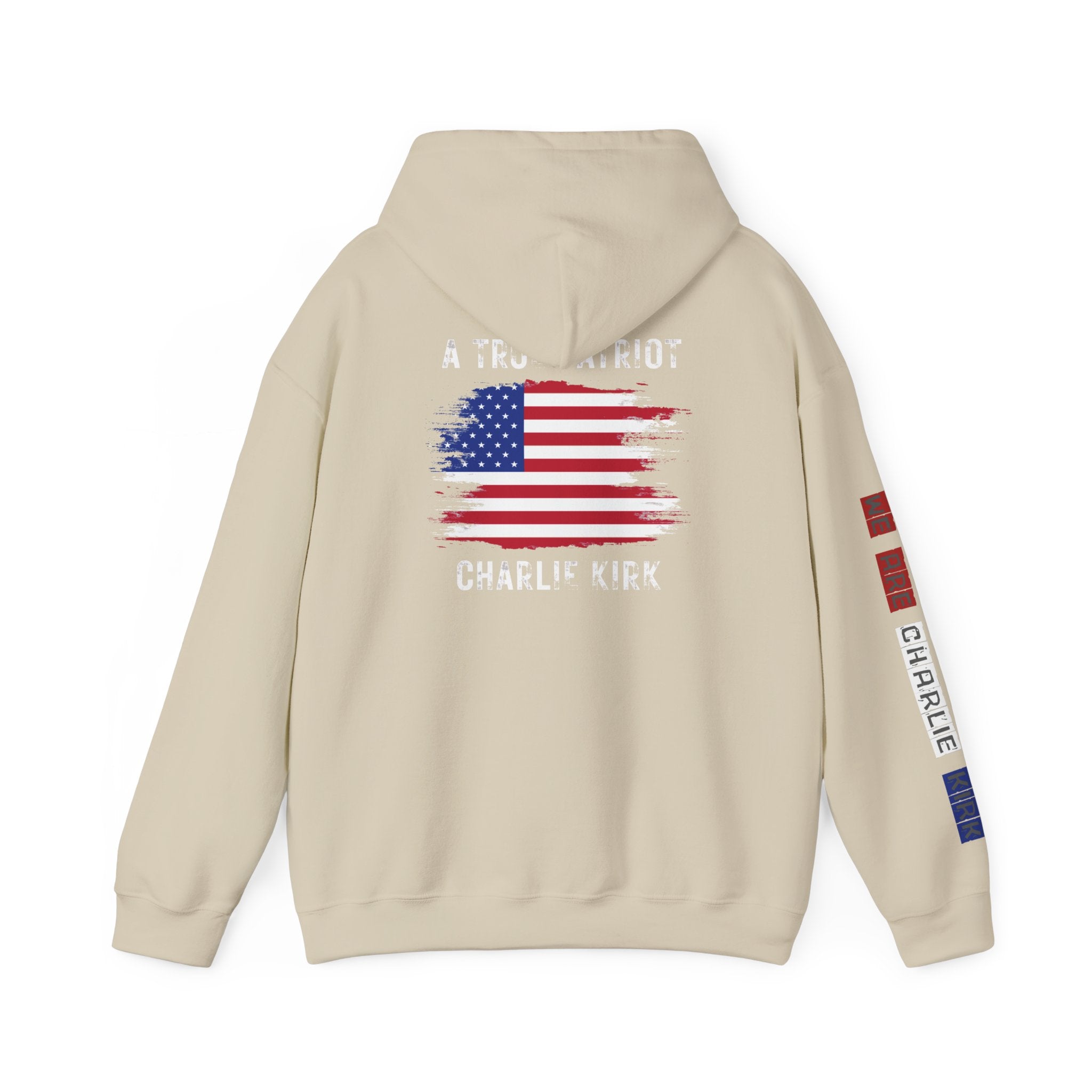 Charlie kirk Patriotic Hoodie Rebel Spirit Unisex Hoodie