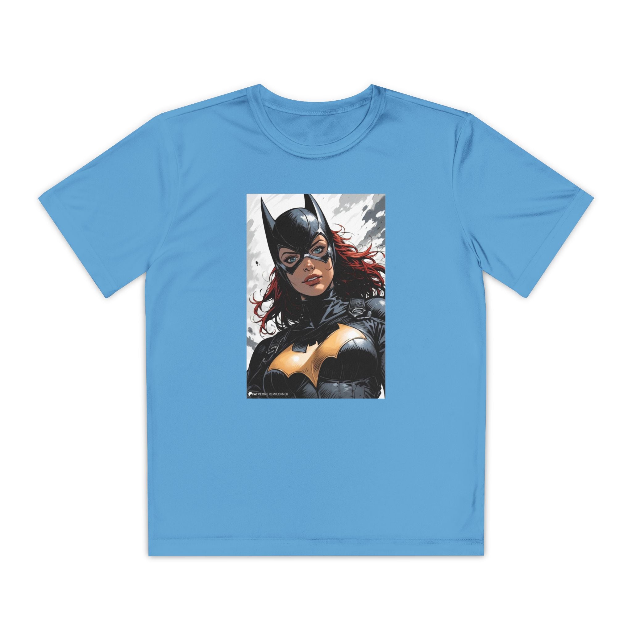 Superhero Youth T-Shirt Sports Graphic Tee, Cool Athletic Shirt for Kids