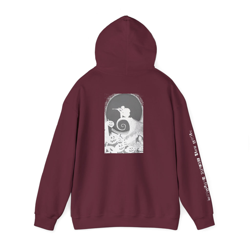 Night Raid Before Christmas Patriotic Hoodie ~ Rebel Spirit Unisex Hoodie