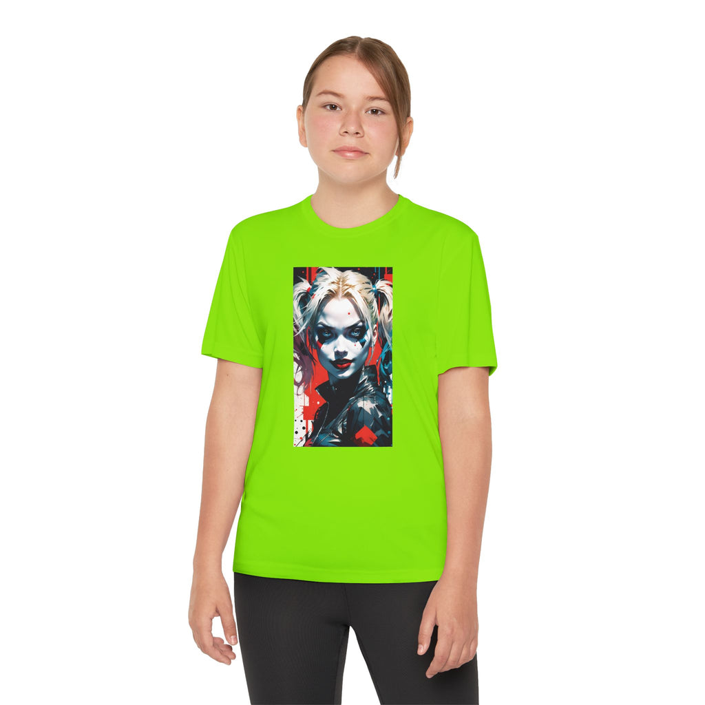 Superhero Youth T-Shirt Sports Graphic Tee, Cool Athletic Shirt for Kids
