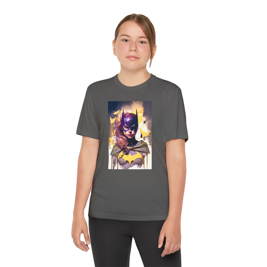 Superhero Youth T-Shirt Sports Graphic Tee, Cool Athletic Shirt for Kids