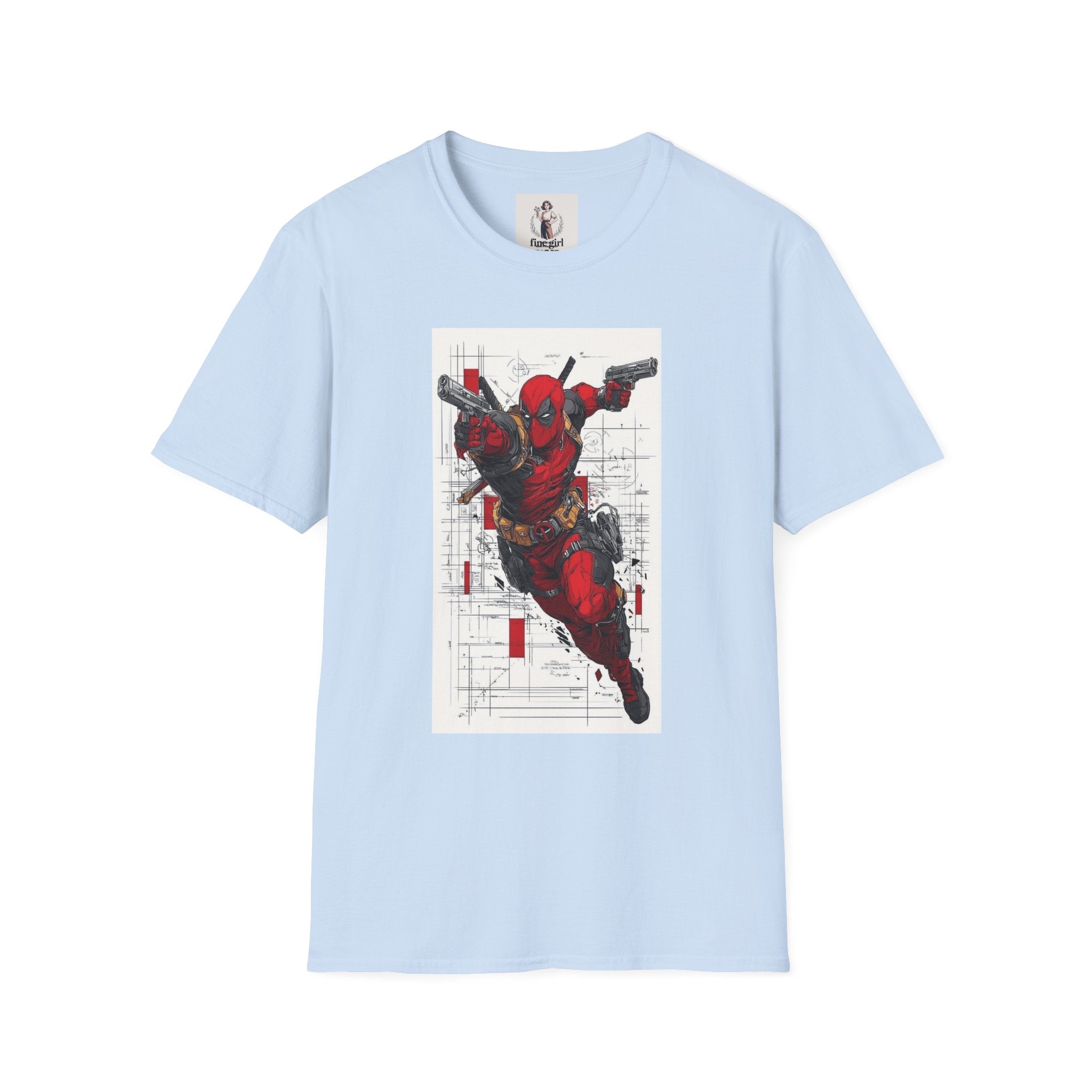 Deadpool Hero Unisex Softstyle T-Shirt