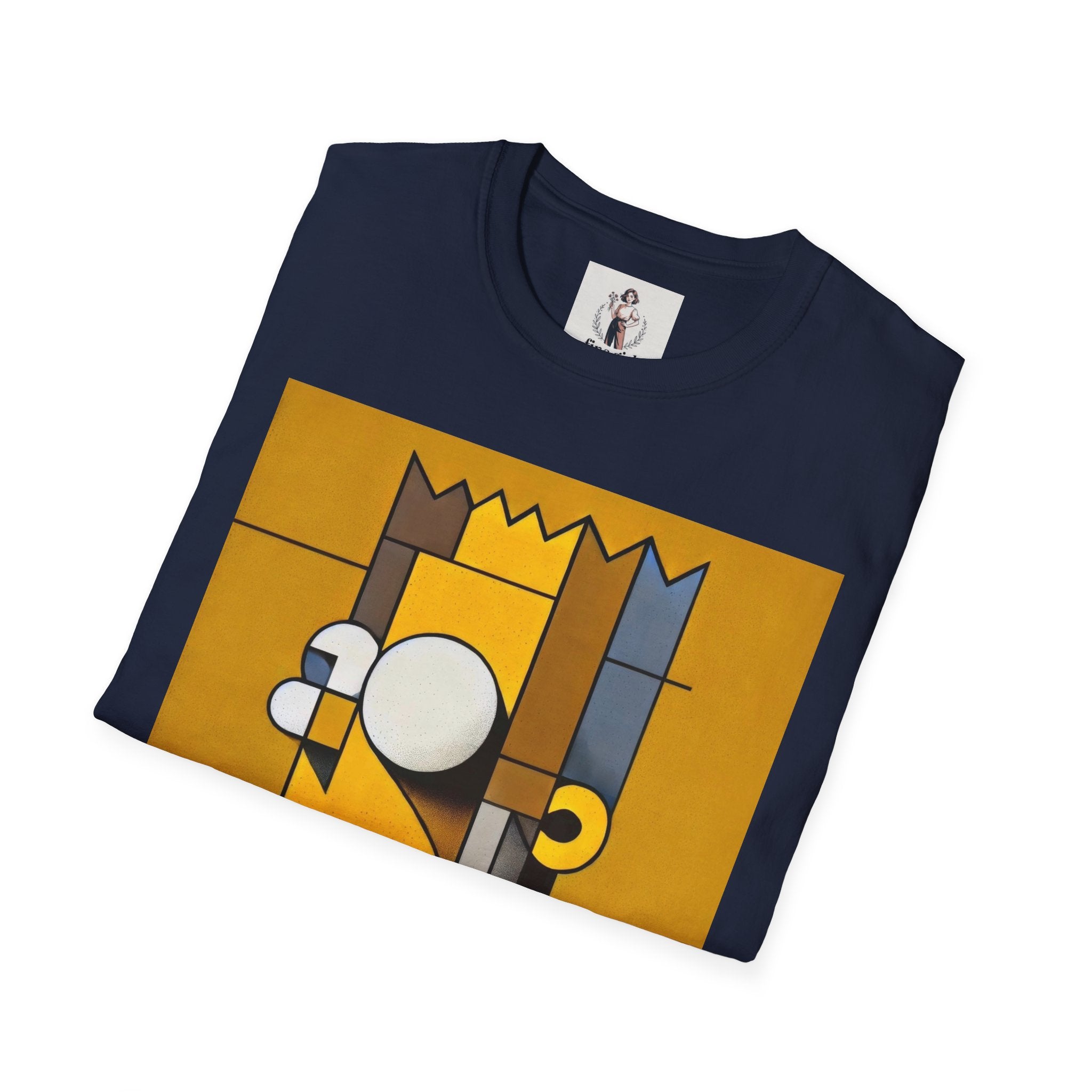 Bart Simpson TV Themed T-Shirt Unisex Softstyle T-Shirt