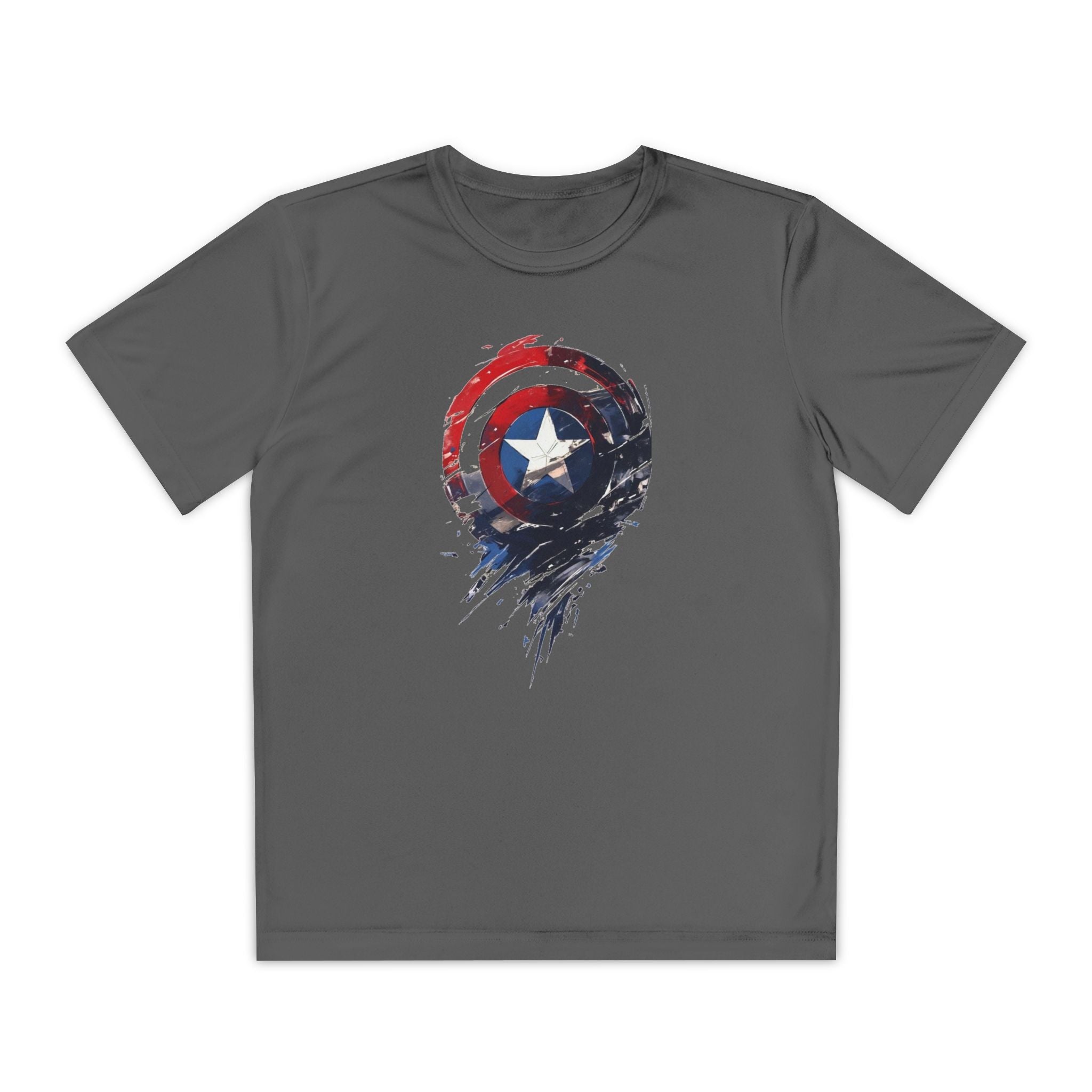 Advengers Youth T-Shirt Sports Graphic Tee, Cool Athletic Shirt for Kids