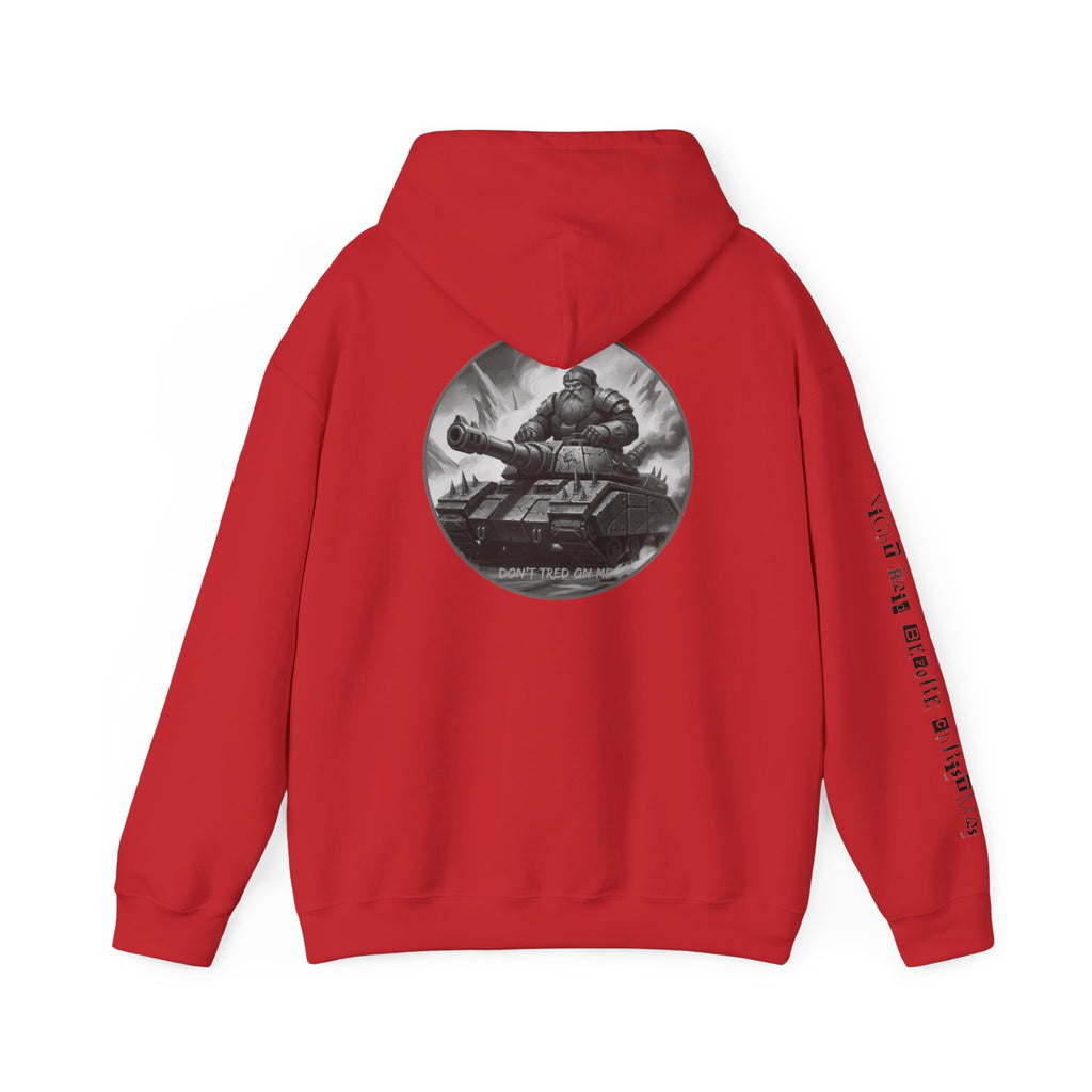 Santa Claus On A Tank Christmas Patriotic Hoodie Rebel Spirit Unisex Hoodie