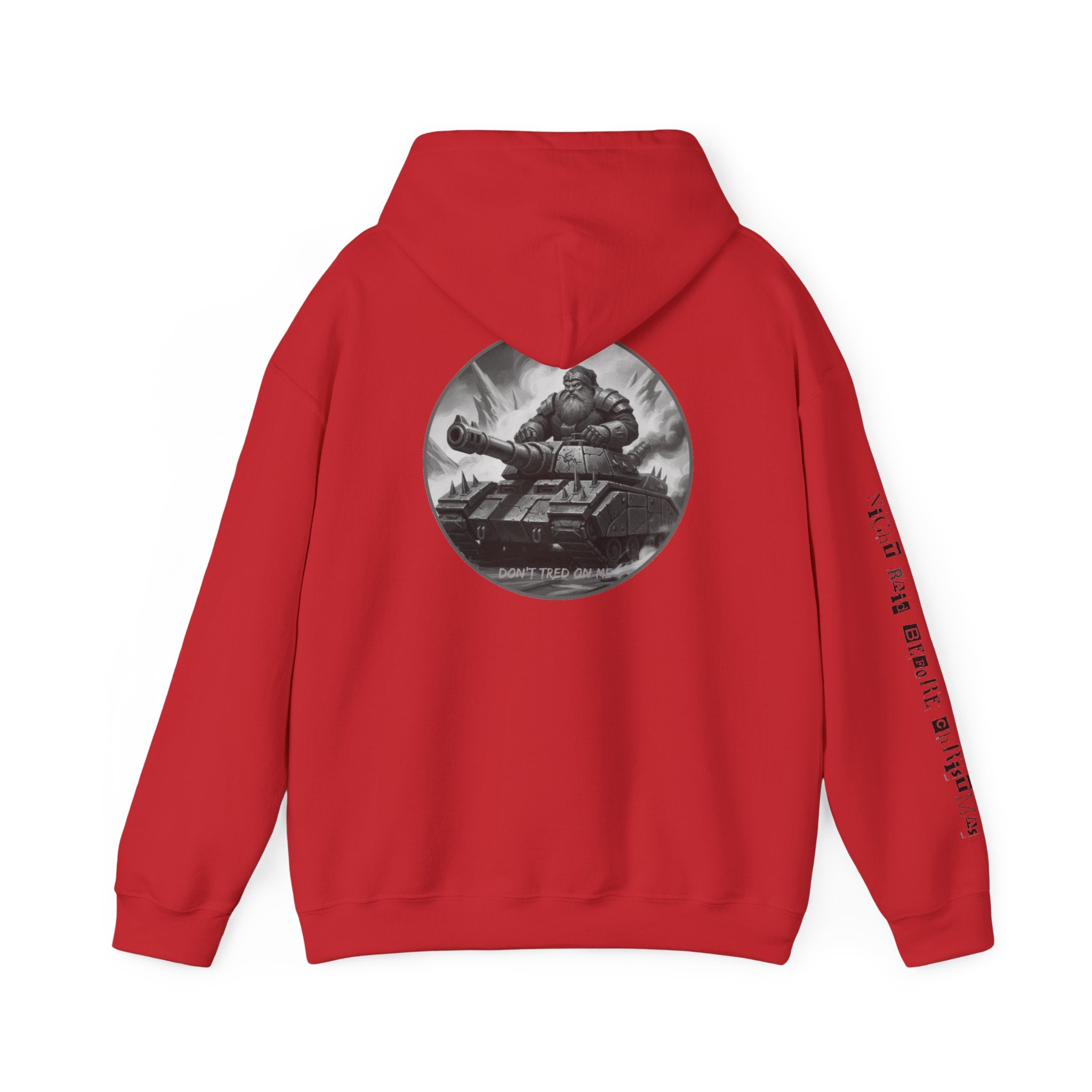 Santa Claus On A Tank Christmas Patriotic Hoodie Rebel Spirit Unisex Hoodie