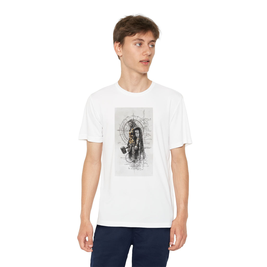 Superhero Youth T-Shirt Sports Graphic Tee, Cool Athletic Shirt for Kids