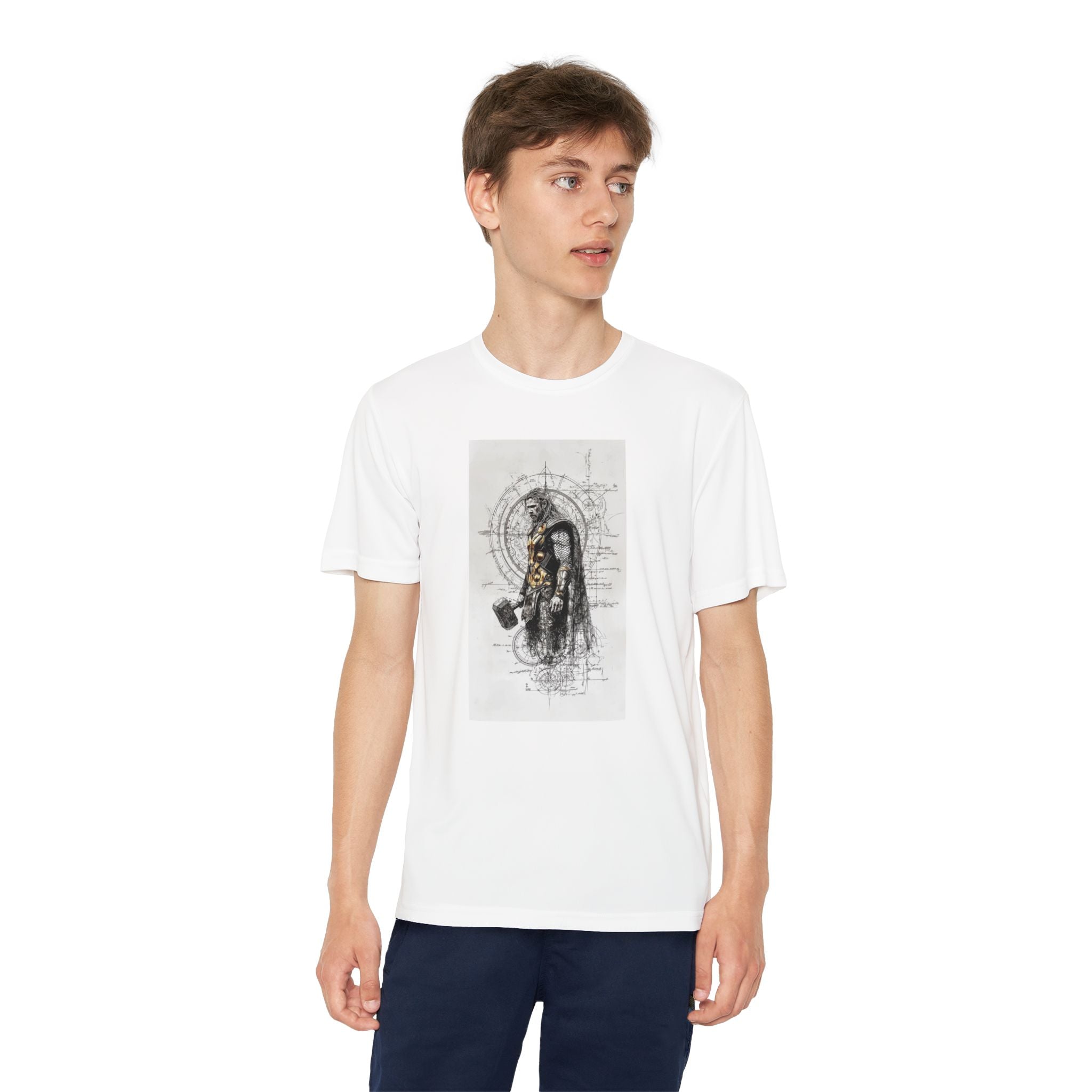 Superhero Youth T-Shirt Sports Graphic Tee, Cool Athletic Shirt for Kids