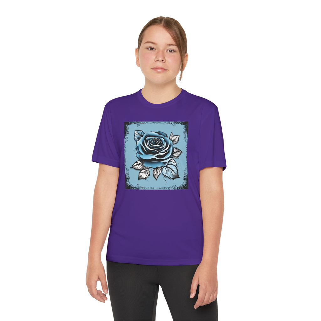 Flower Youth Tshirt, Girls Floral Tee, Kids Spring Shirt, Children's Botanical Top, Teen Blossom T-Shirt