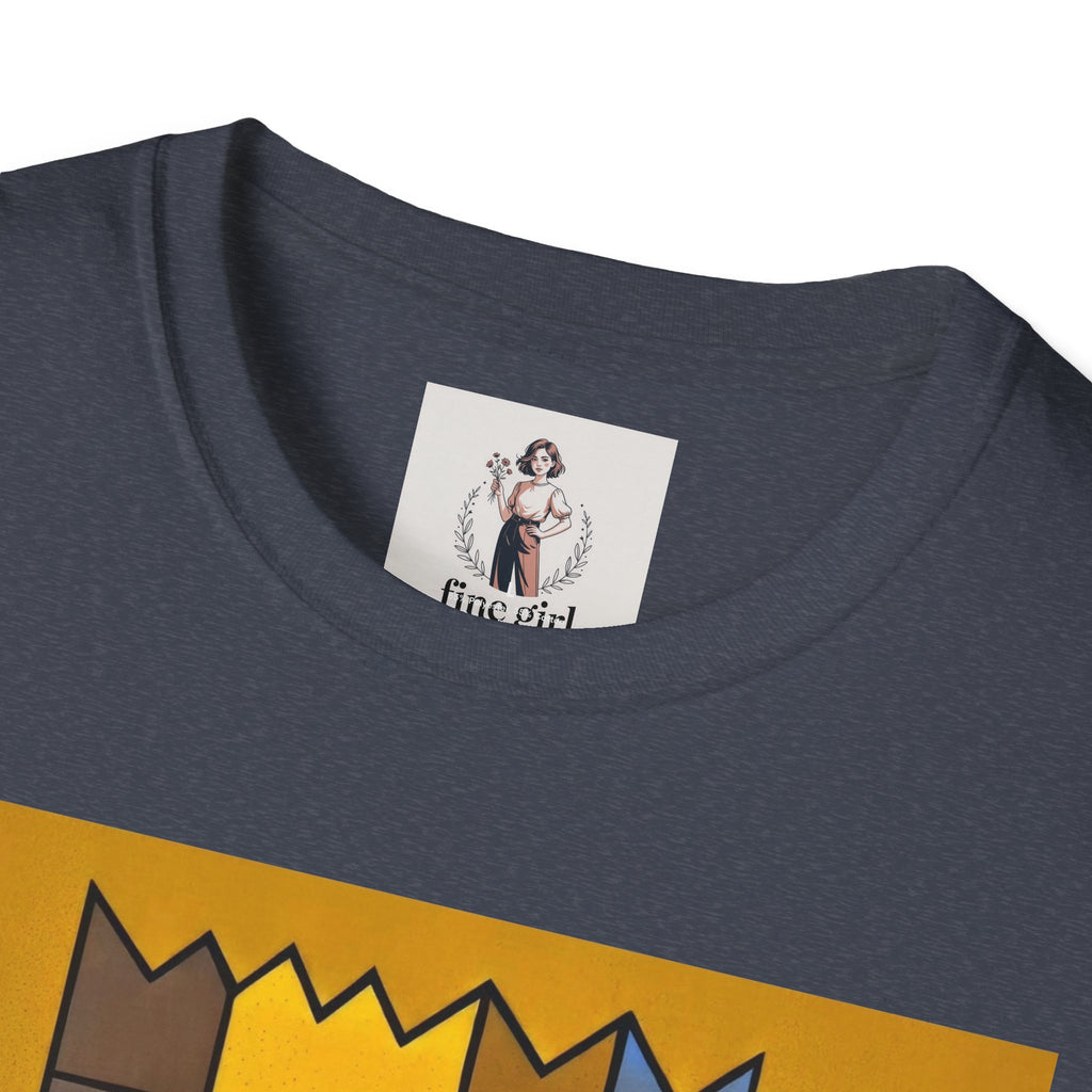 Bart Simpson TV Themed T-Shirt Unisex Softstyle T-Shirt