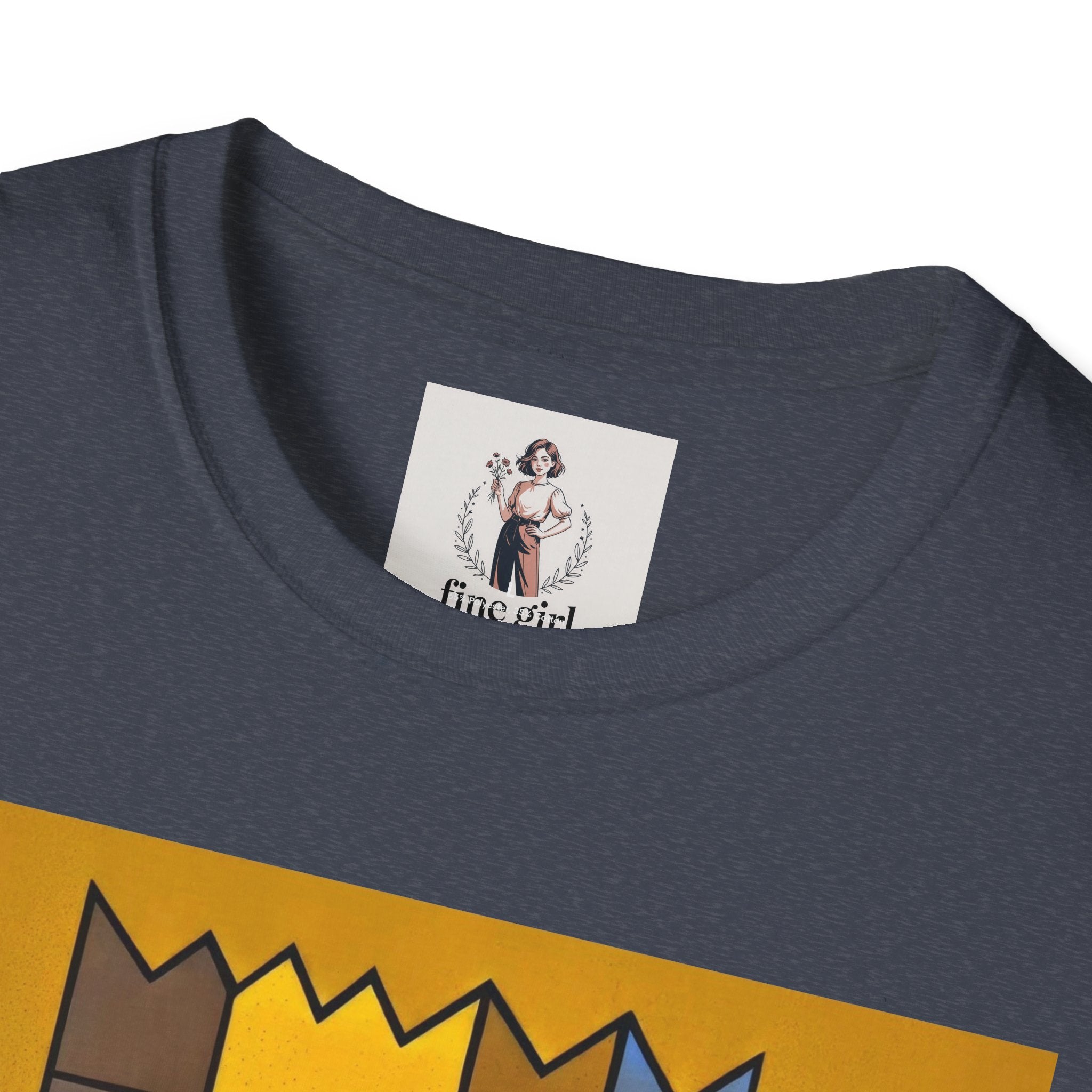 Bart Simpson TV Themed T-Shirt Unisex Softstyle T-Shirt